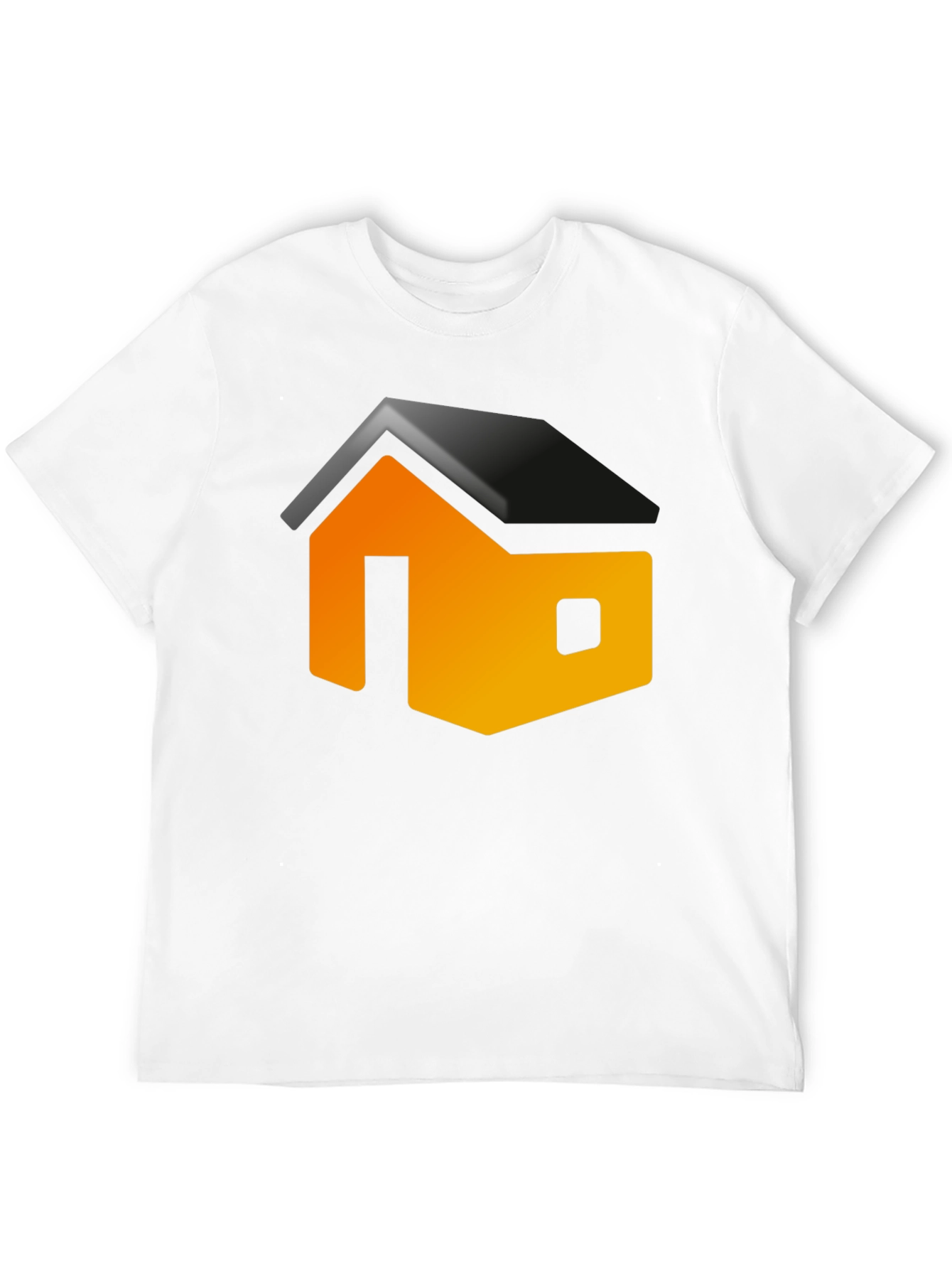 Modern House Graphic Black Tee