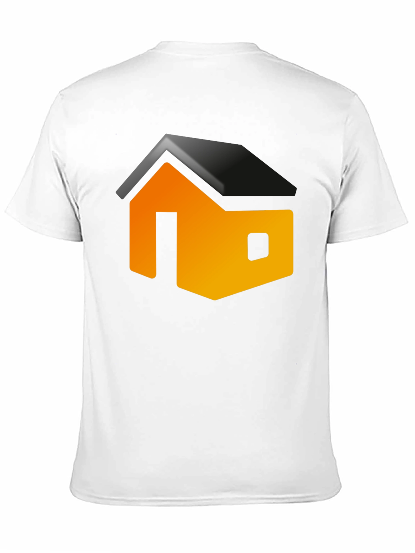 Modern House Graphic Black Tee