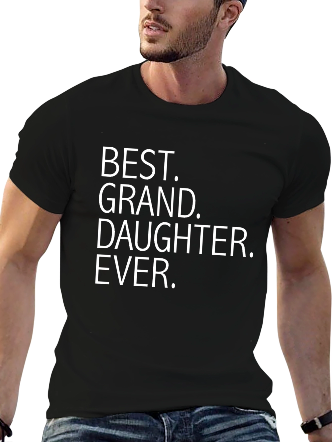Best Granddaughter Ever Black T-Shirt
