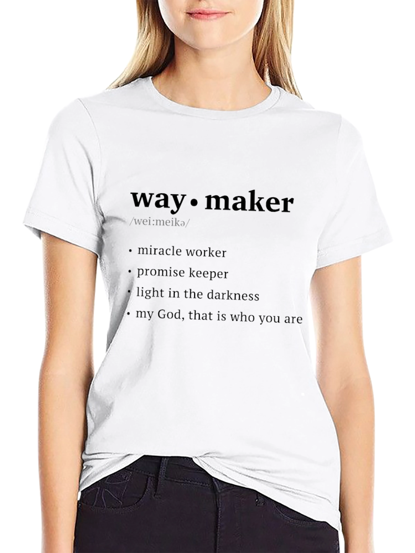 Way Maker Christian T-Shirt - Inspirational Faith Tee