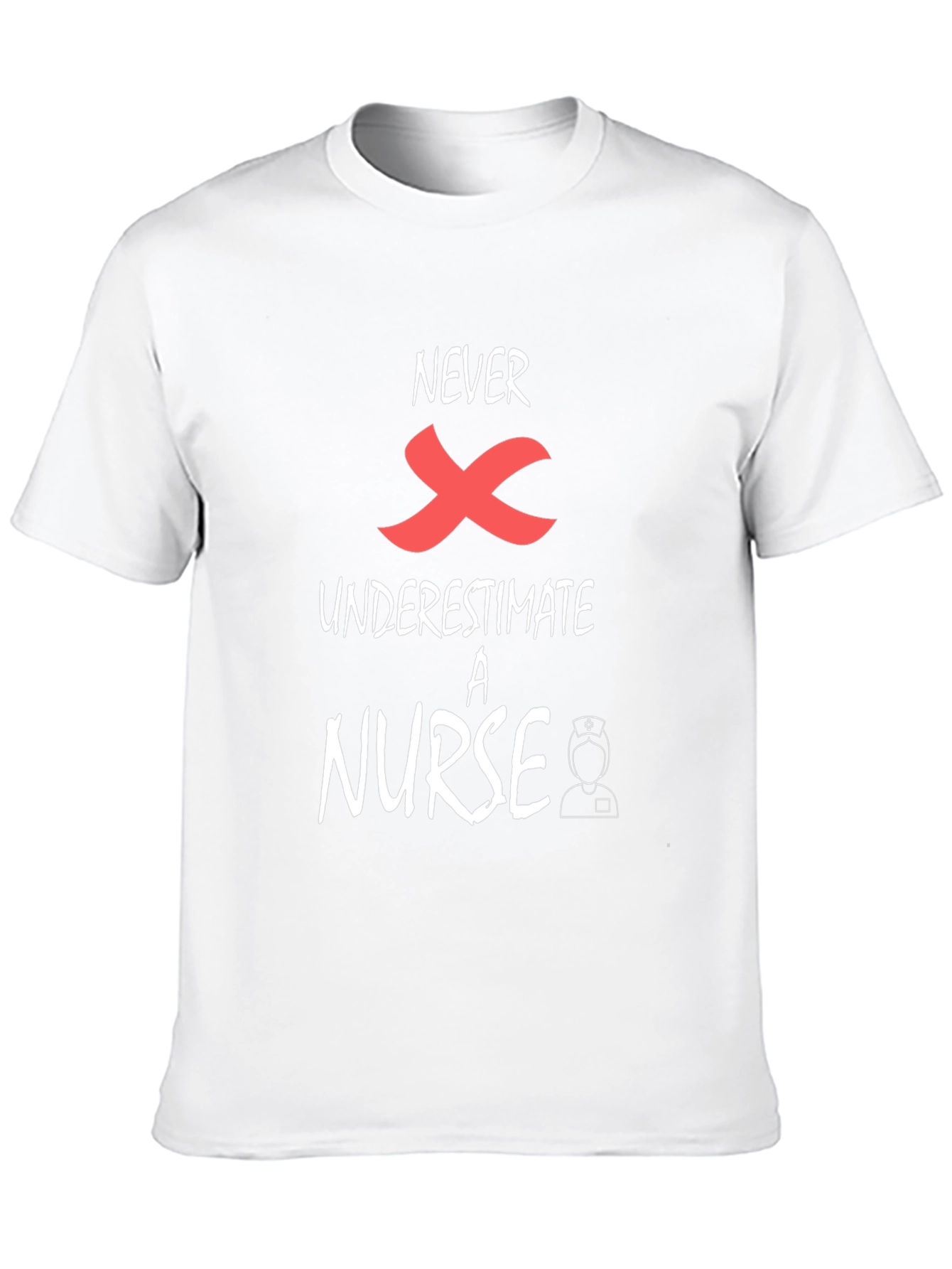 Never Underestimate A Nurse Graphic Tee