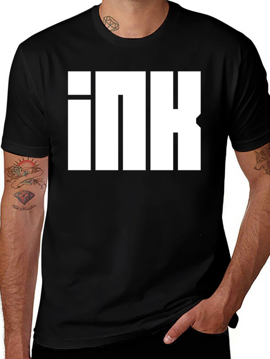 Bold Ink Graphic Tee - Mens Black T-Shirt