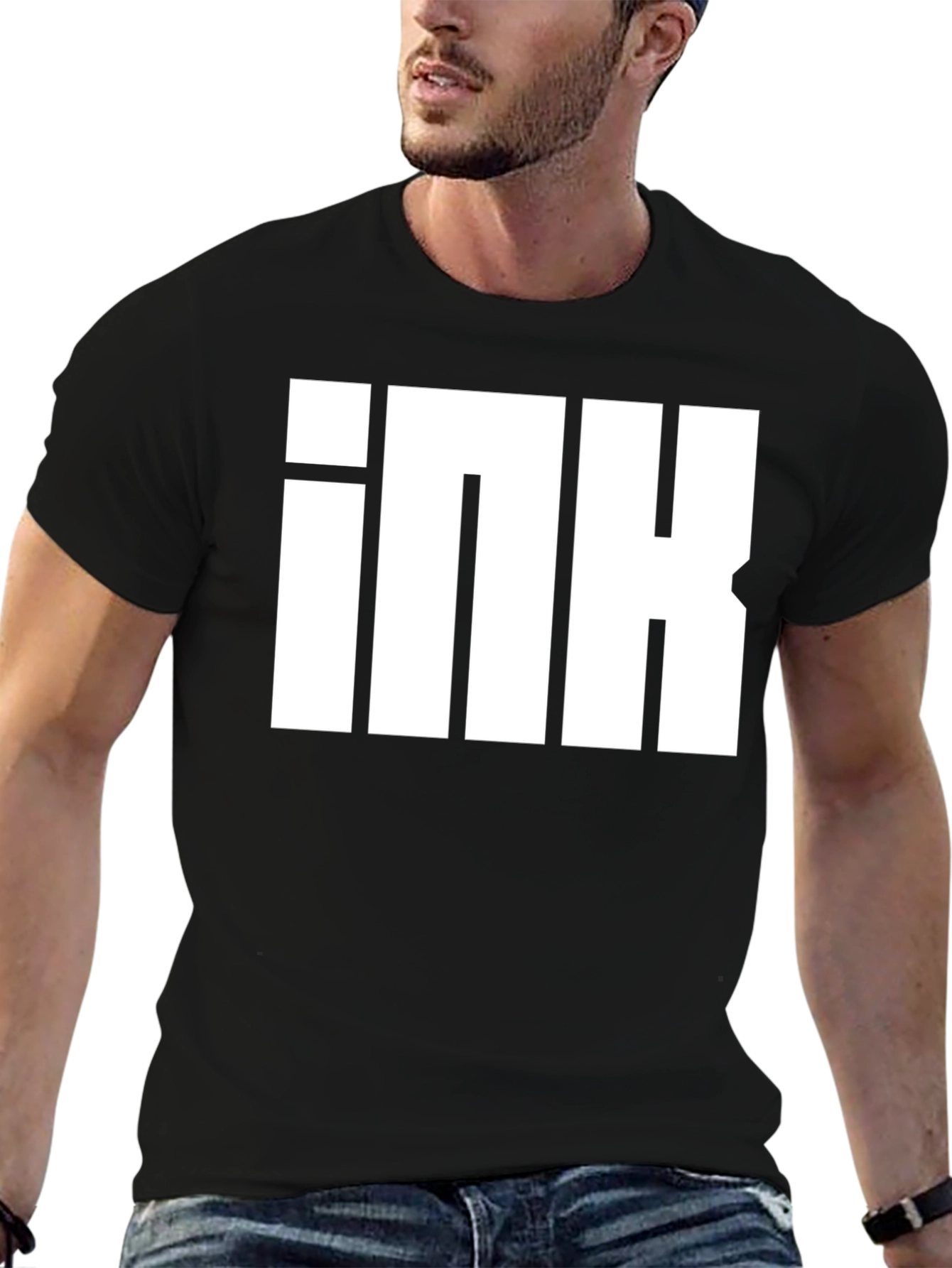 Bold Ink Graphic Tee - Mens Black T-Shirt