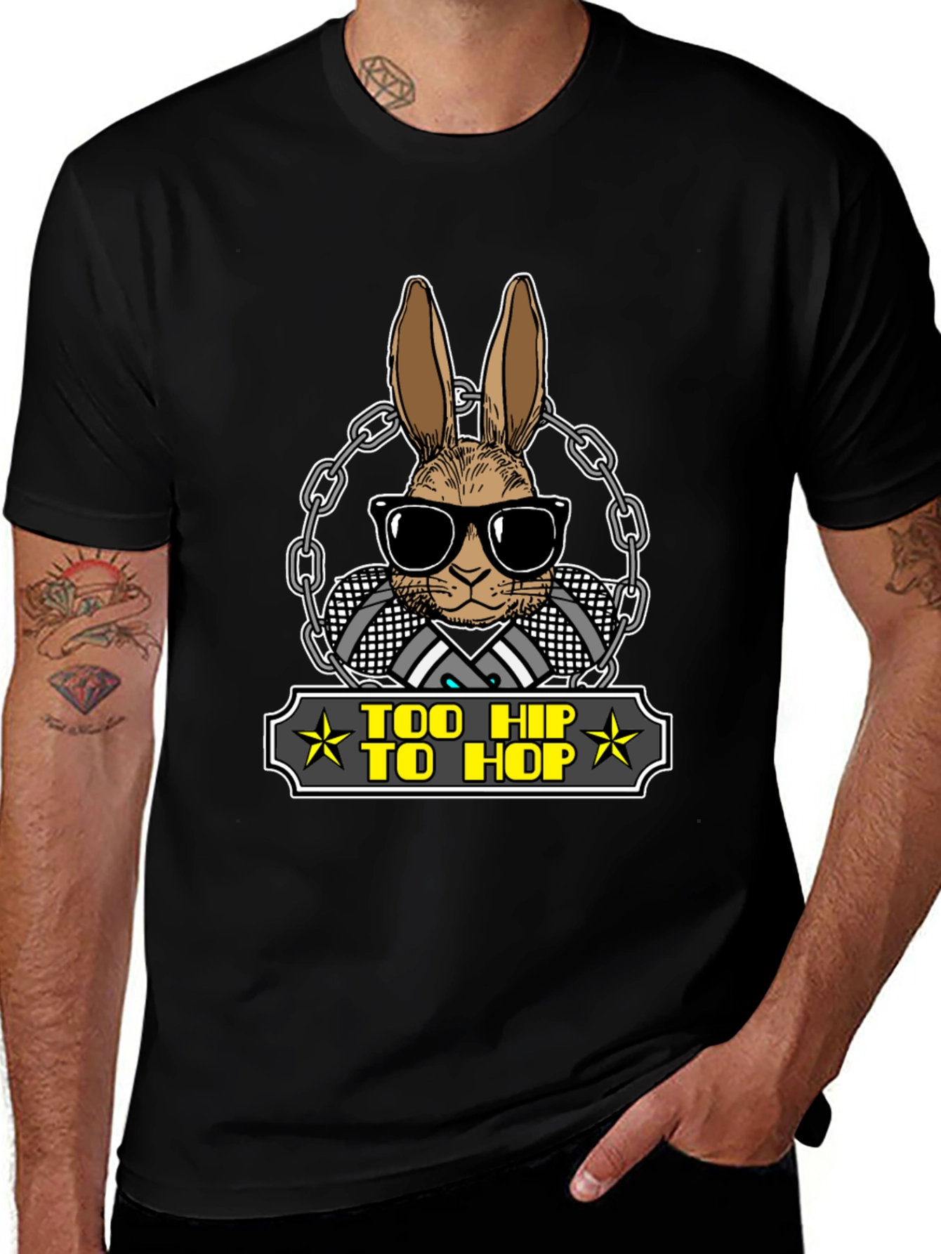 Too Hip to Hop Graphic T-Shirt