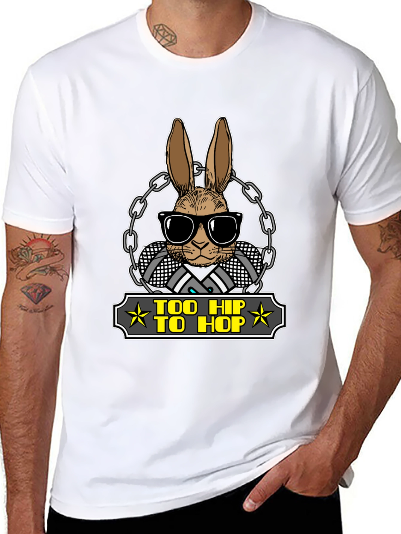 Too Hip to Hop Graphic T-Shirt