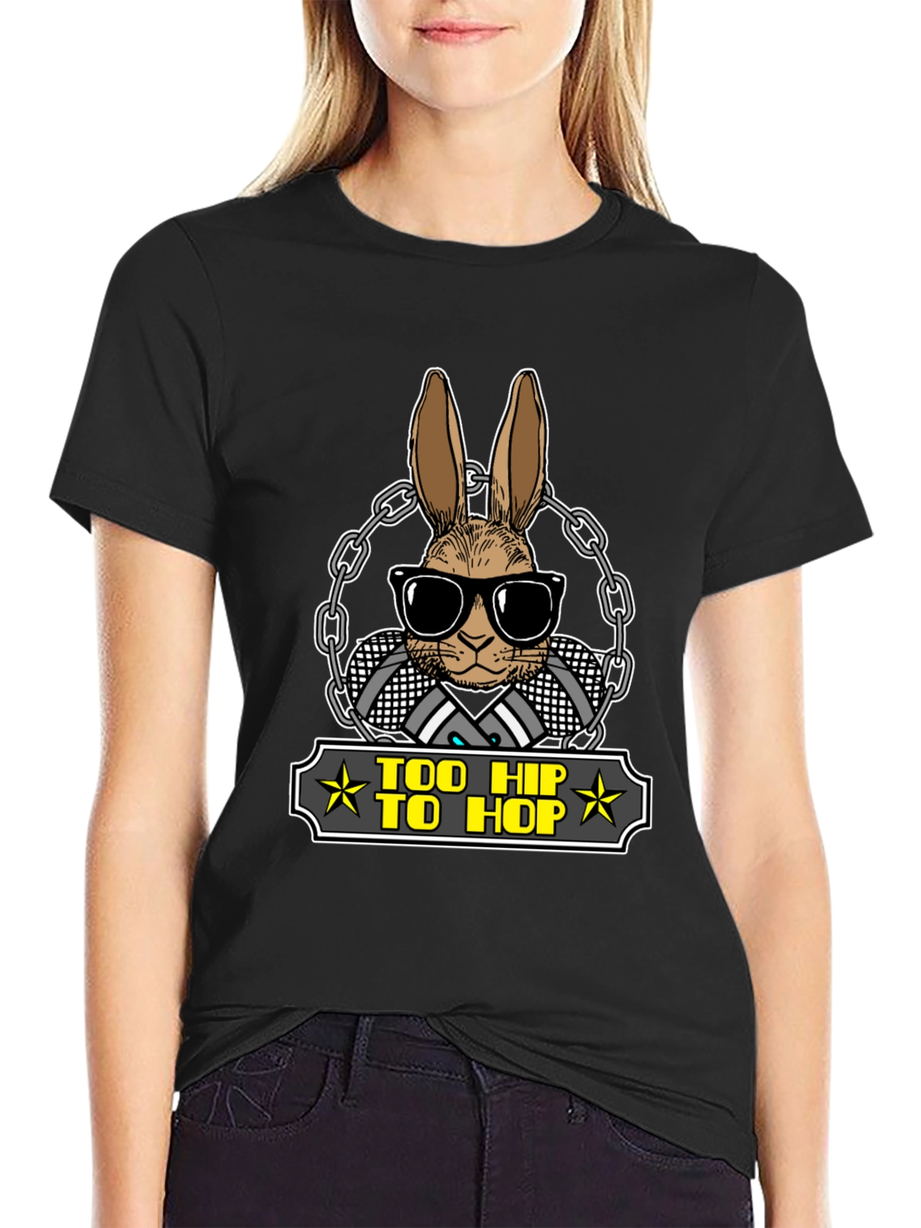 Too Hip to Hop Graphic T-Shirt