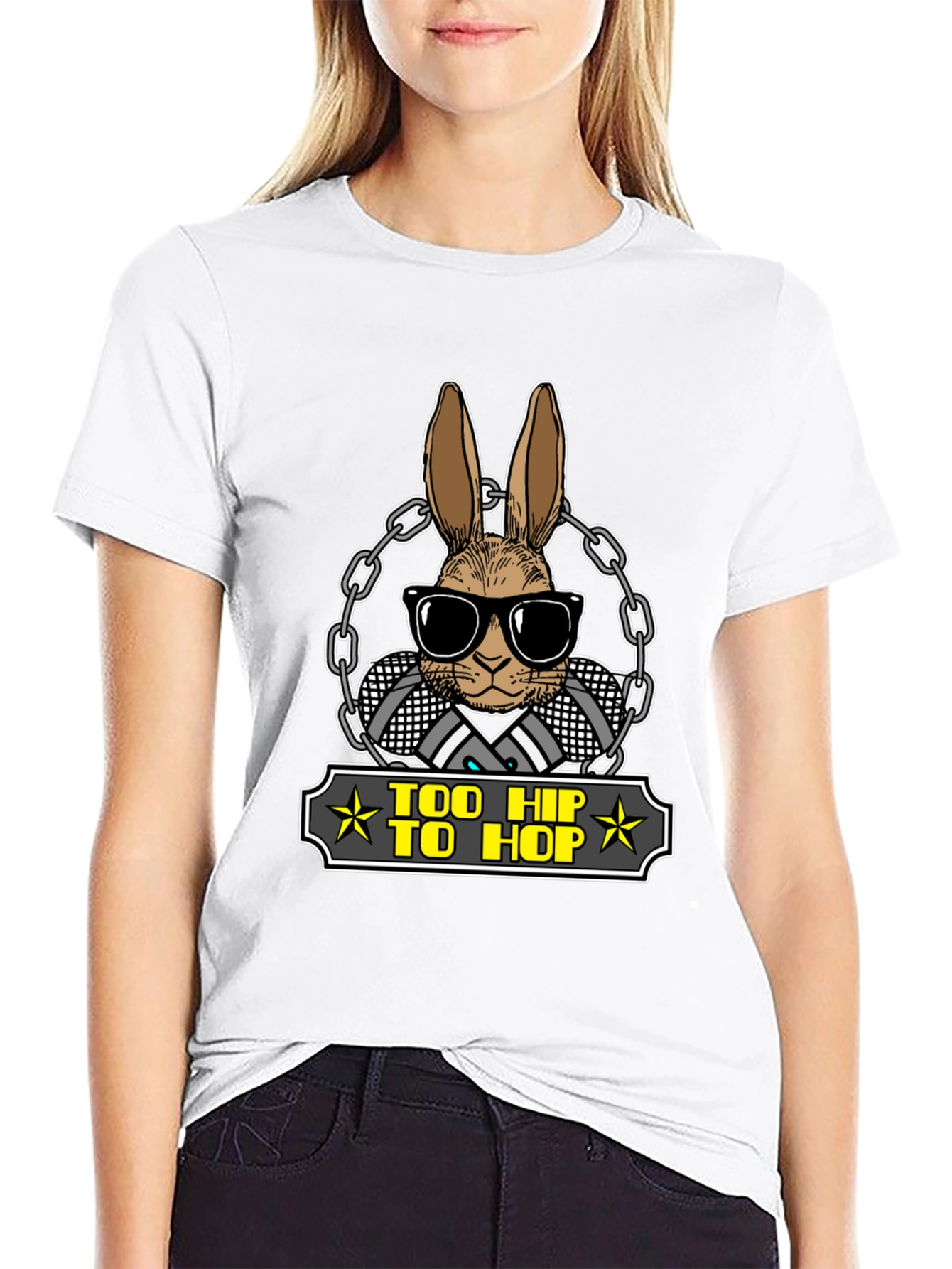 Too Hip to Hop Graphic T-Shirt