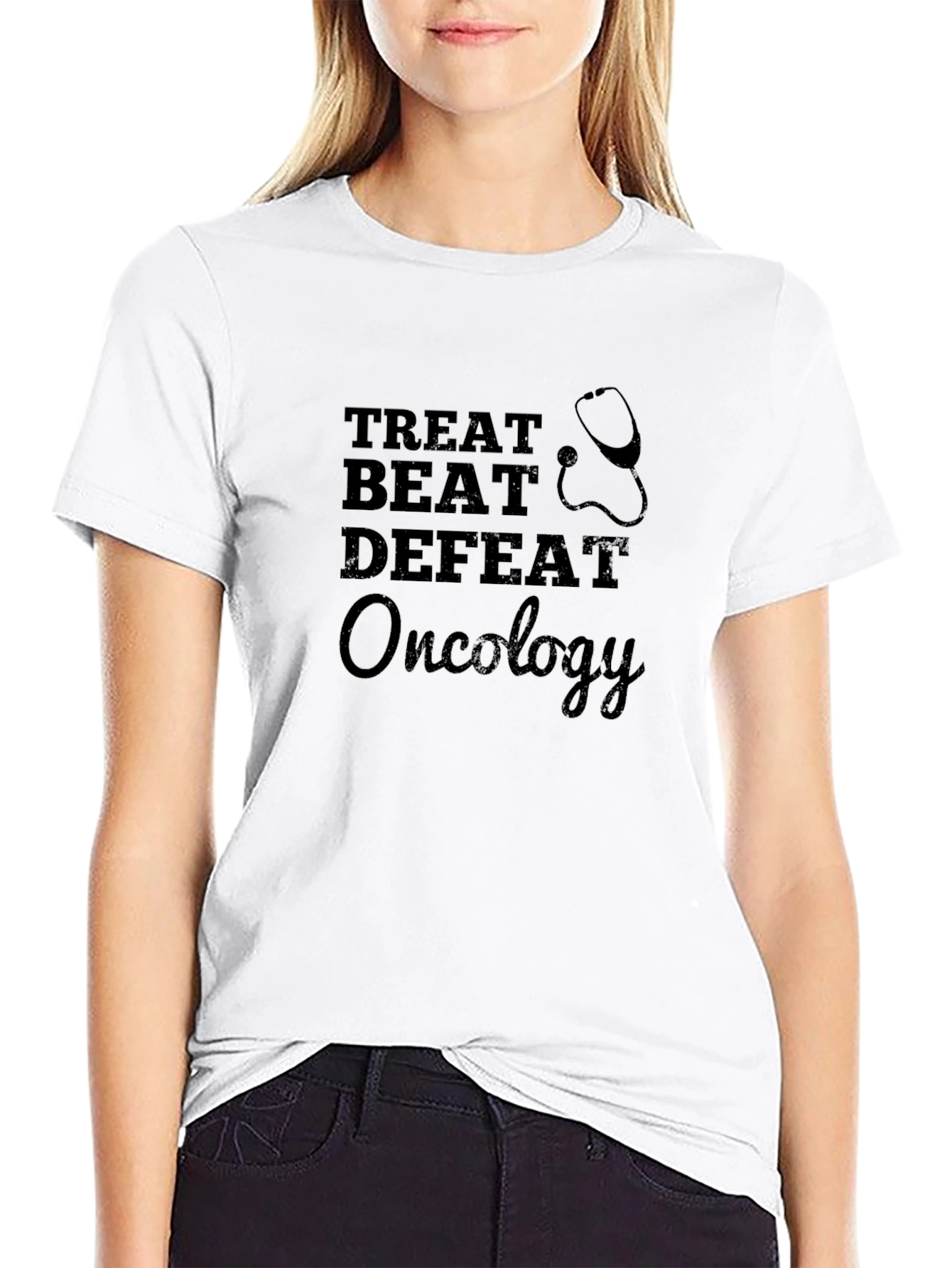 Oncology Treat Beat Defeat T-Shirt
