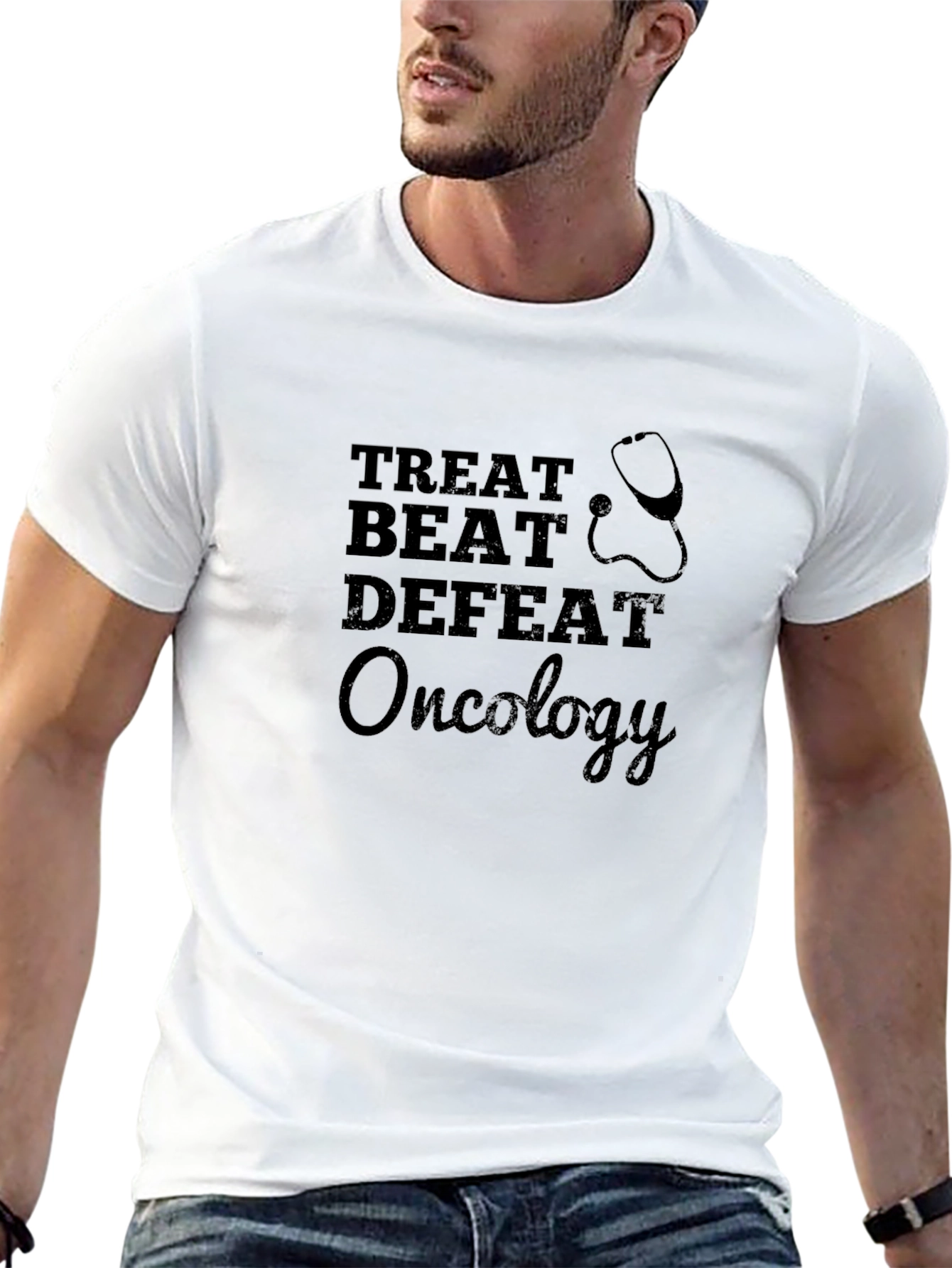 Oncology Treat Beat Defeat T-Shirt