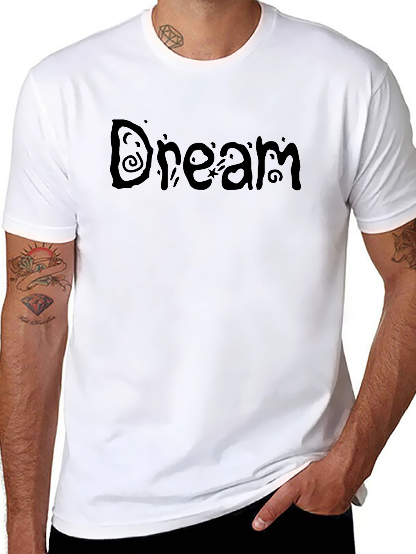Dream Graphic Tee - Solid Black