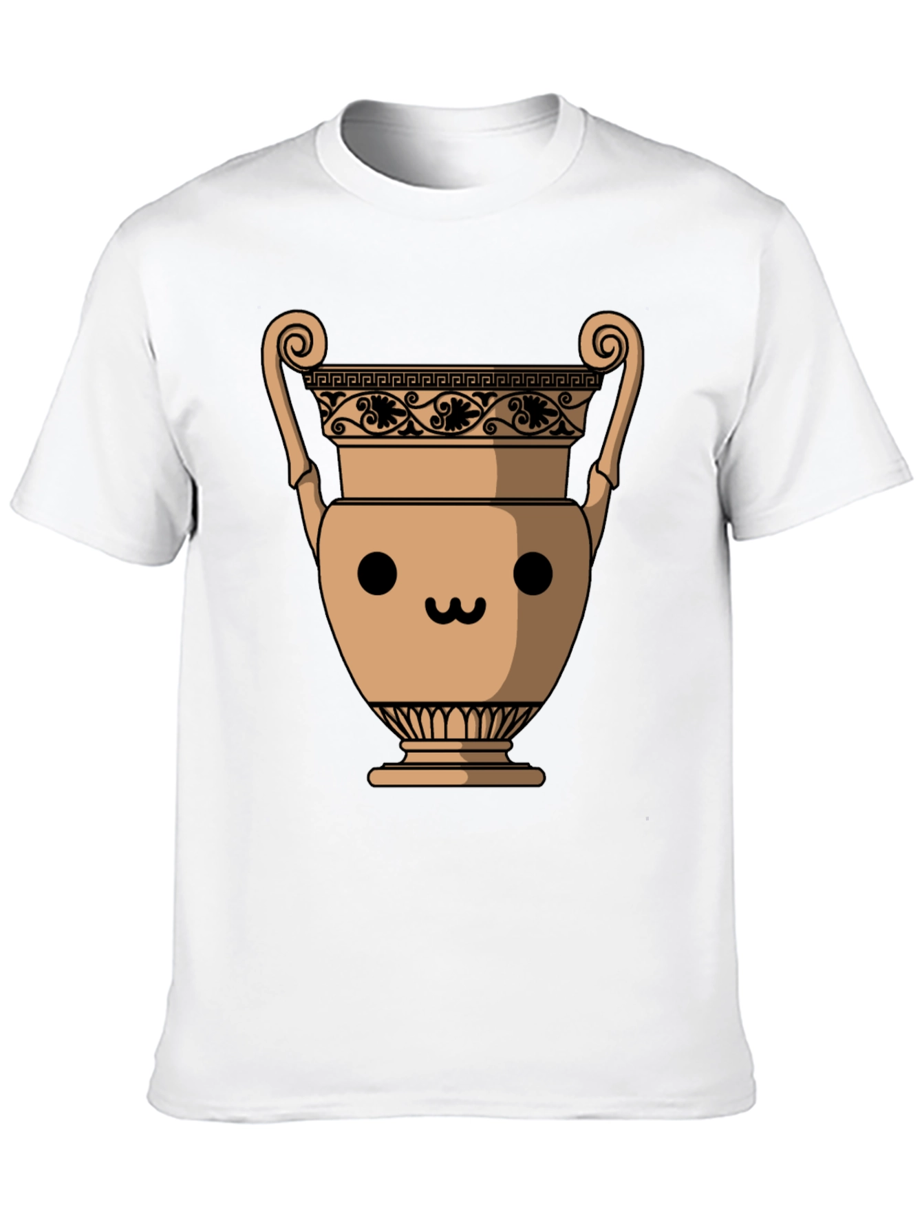 Kawaii Vase Graphic T-Shirt - Unisex Crew Neck