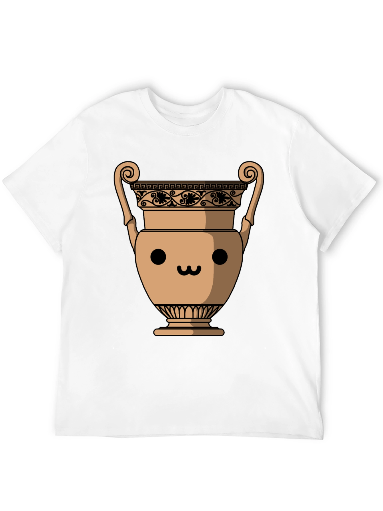 Kawaii Vase Graphic T-Shirt - Unisex Crew Neck