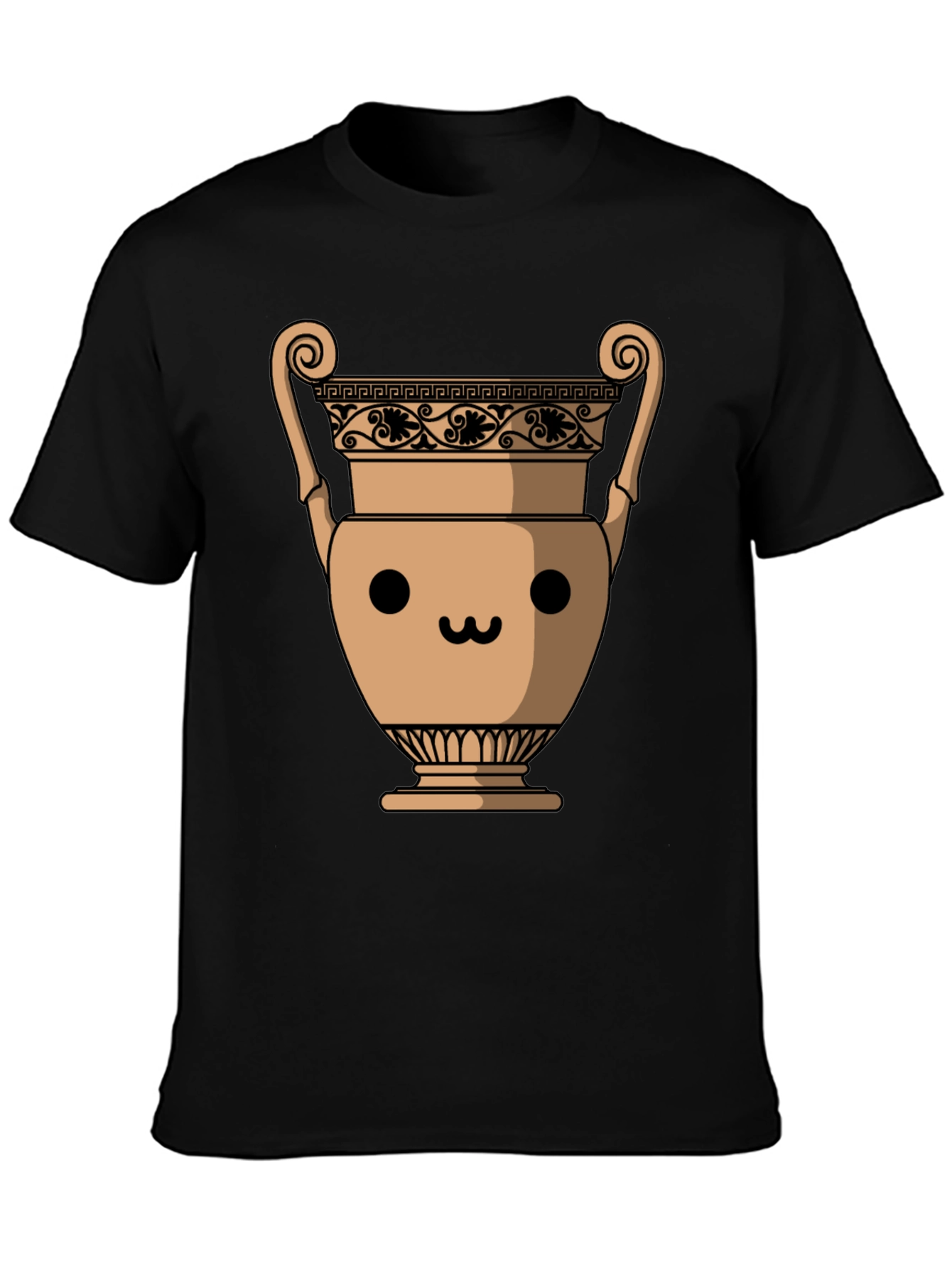 Kawaii Vase Graphic T-Shirt - Unisex Crew Neck