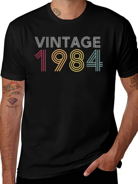 Vintage 1984 Graphic T-Shirt Retro Style