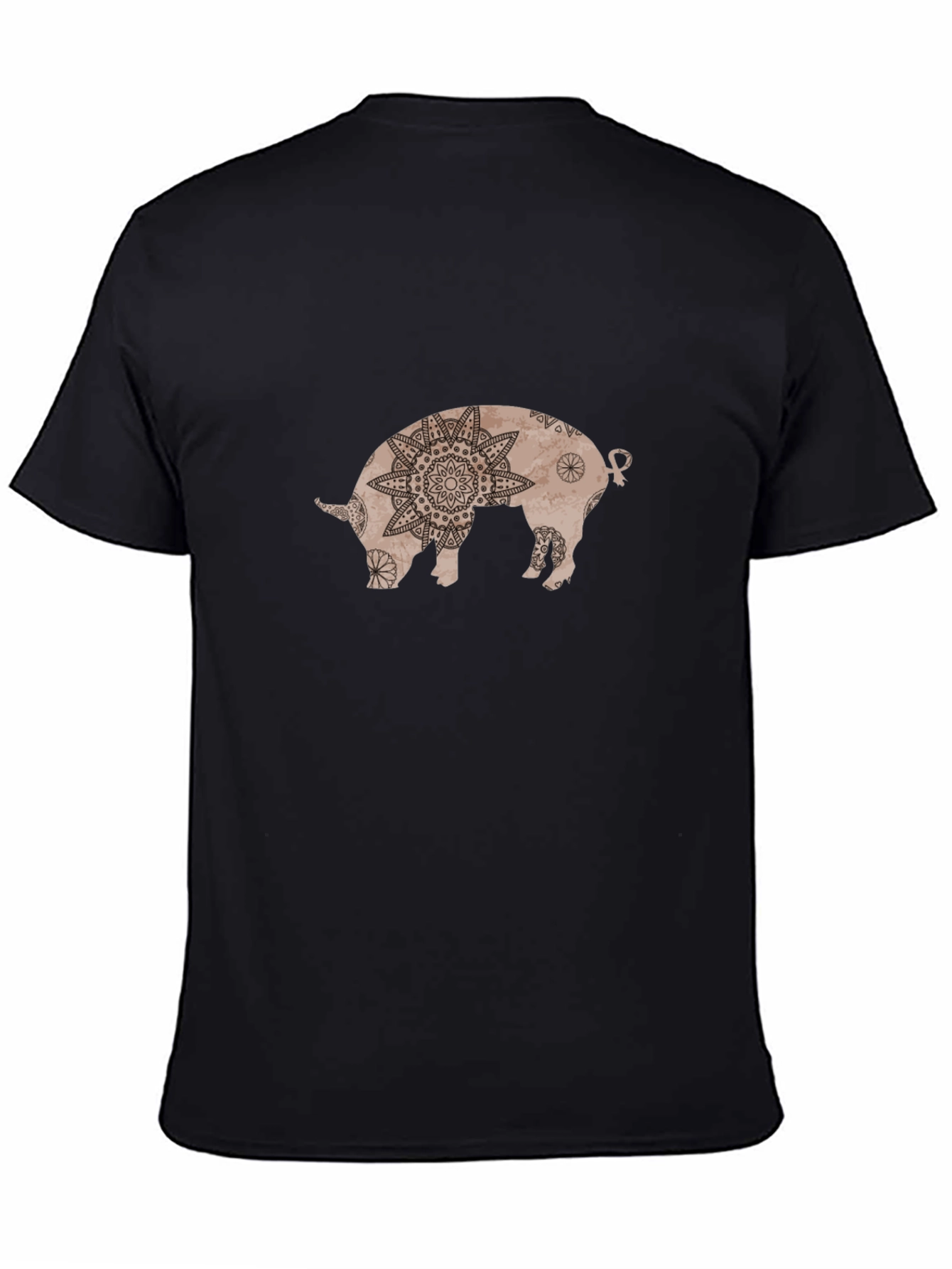 Pig Mandala Graphic Tee - Unique Style