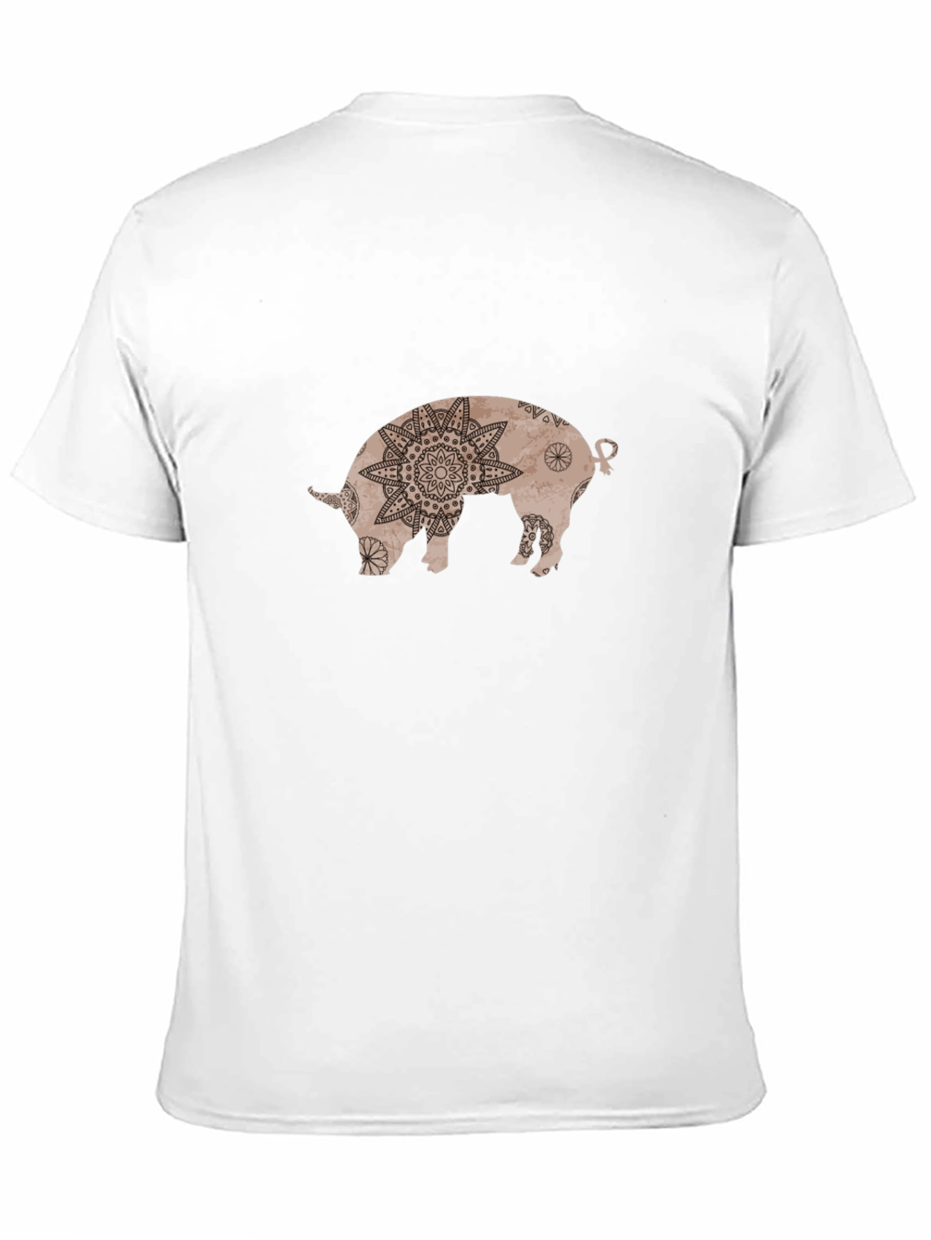 Pig Mandala Graphic Tee - Unique Style
