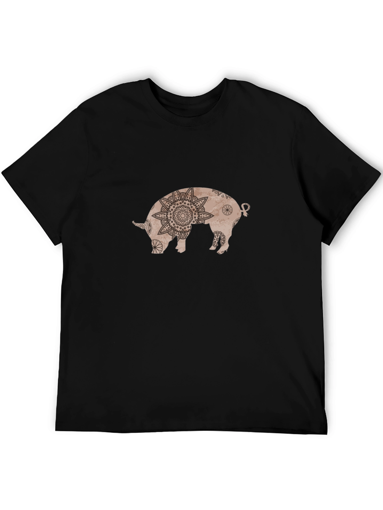 Pig Mandala Graphic Tee - Unique Style