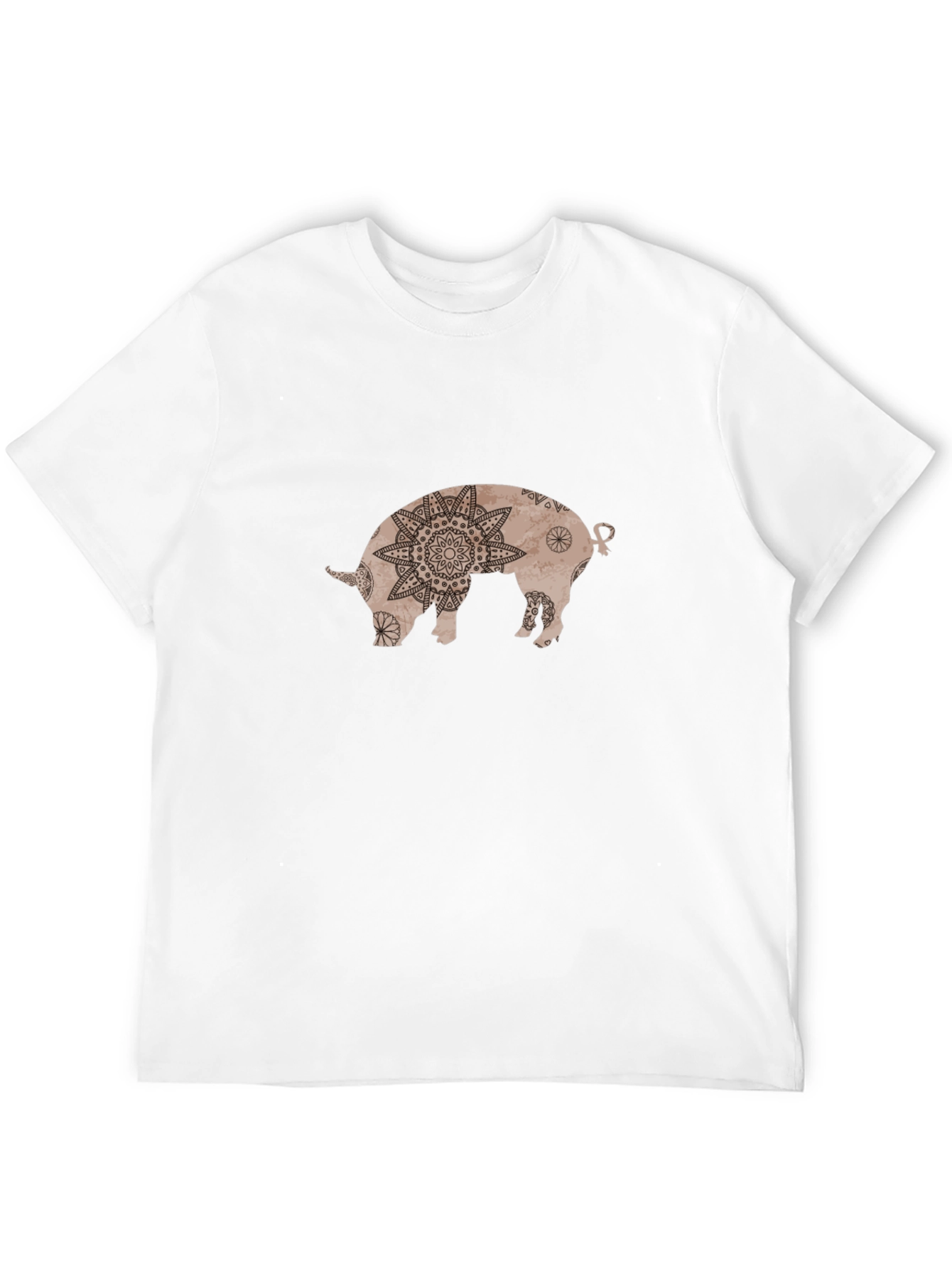 Pig Mandala Graphic Tee - Unique Style