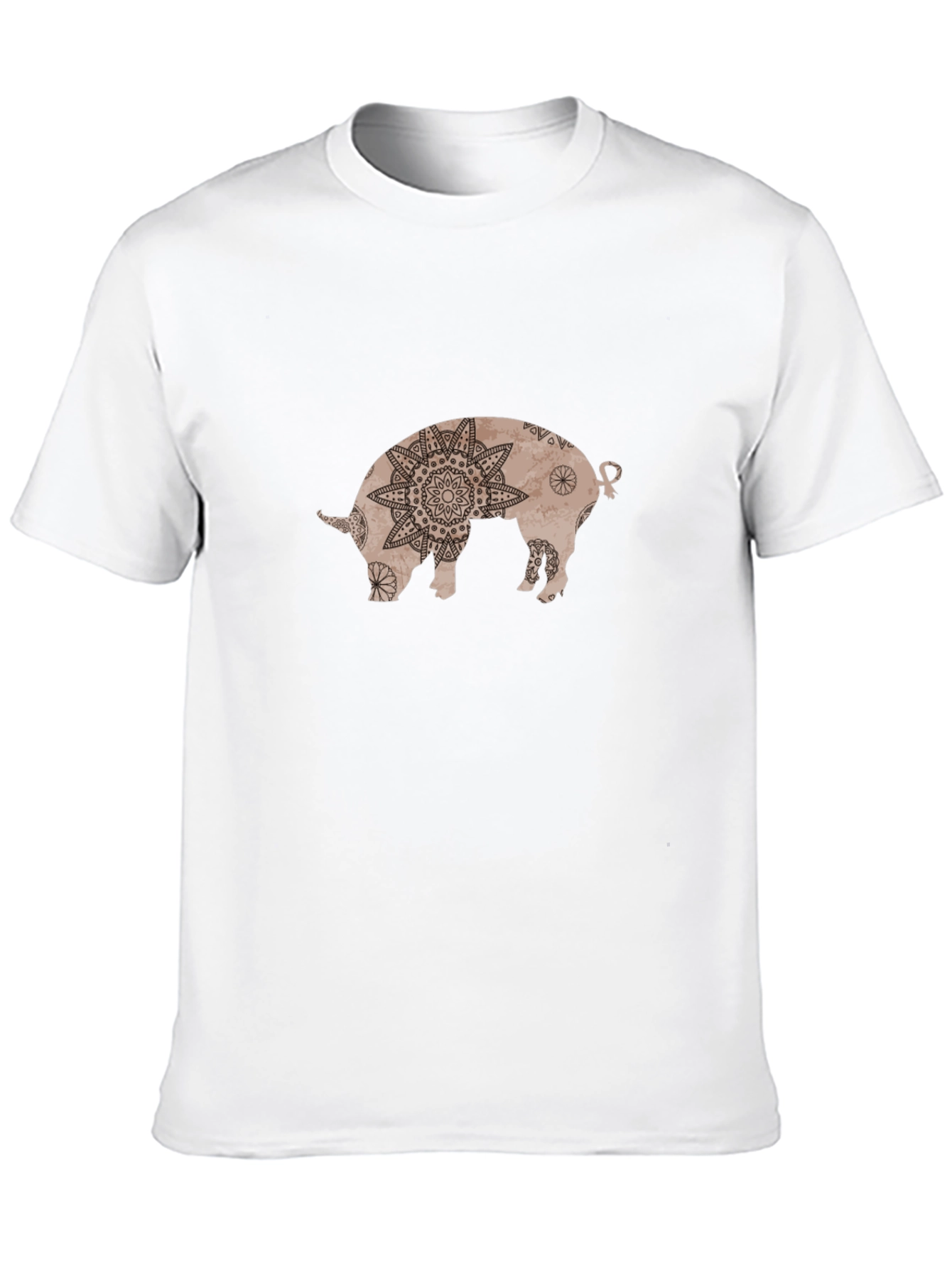 Pig Mandala Graphic Tee - Unique Style