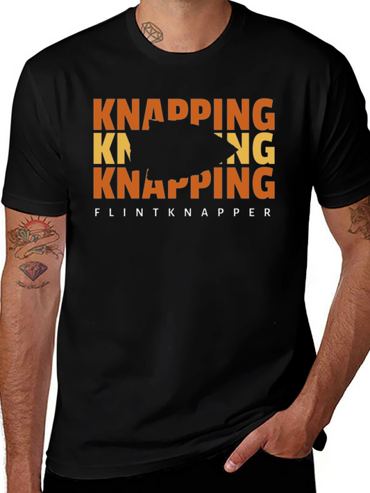 Flintknapper T-Shirt - Knapping Arrowhead Tee
