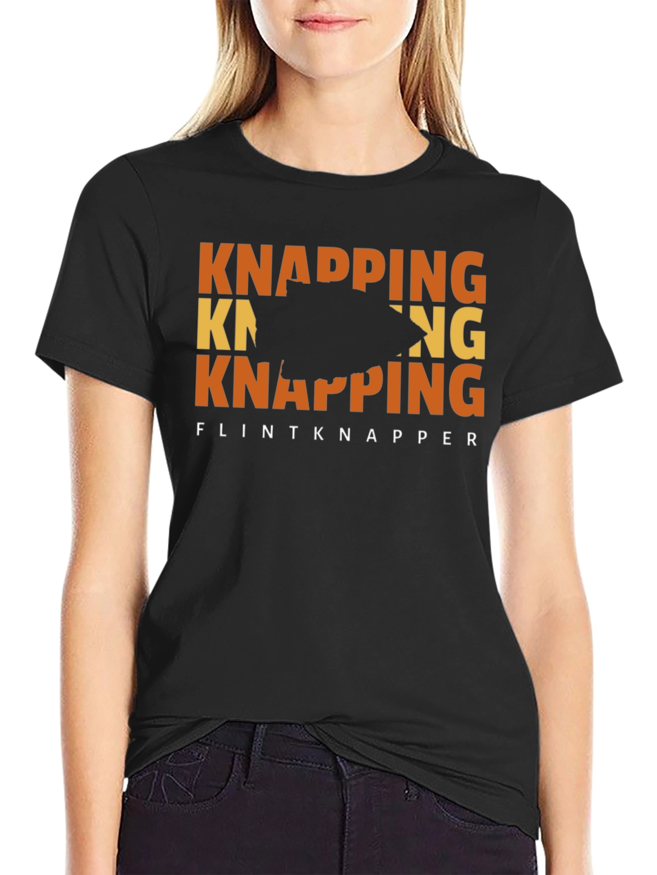 Flintknapper T-Shirt - Knapping Arrowhead Tee