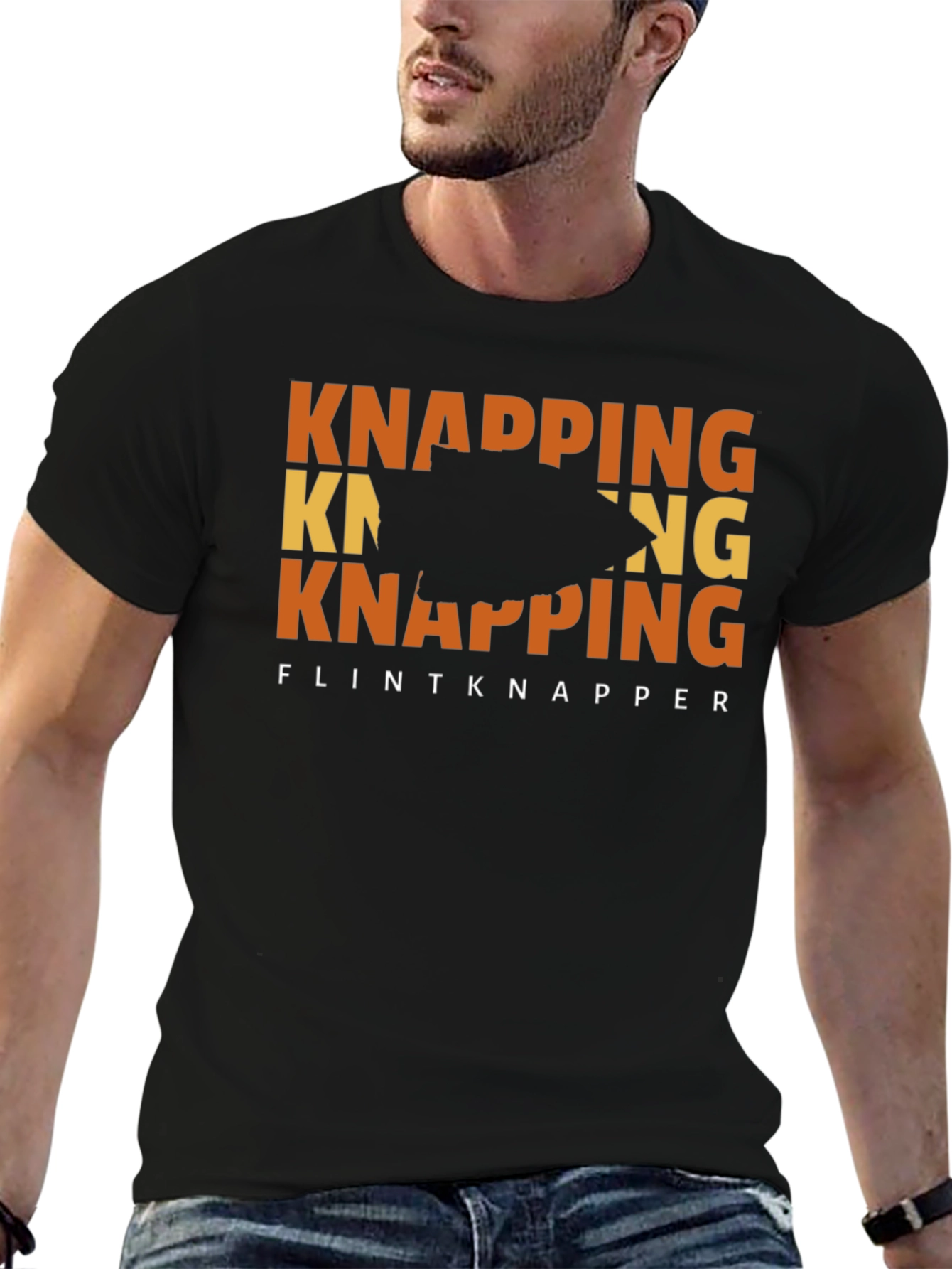 Flintknapper T-Shirt - Knapping Arrowhead Tee