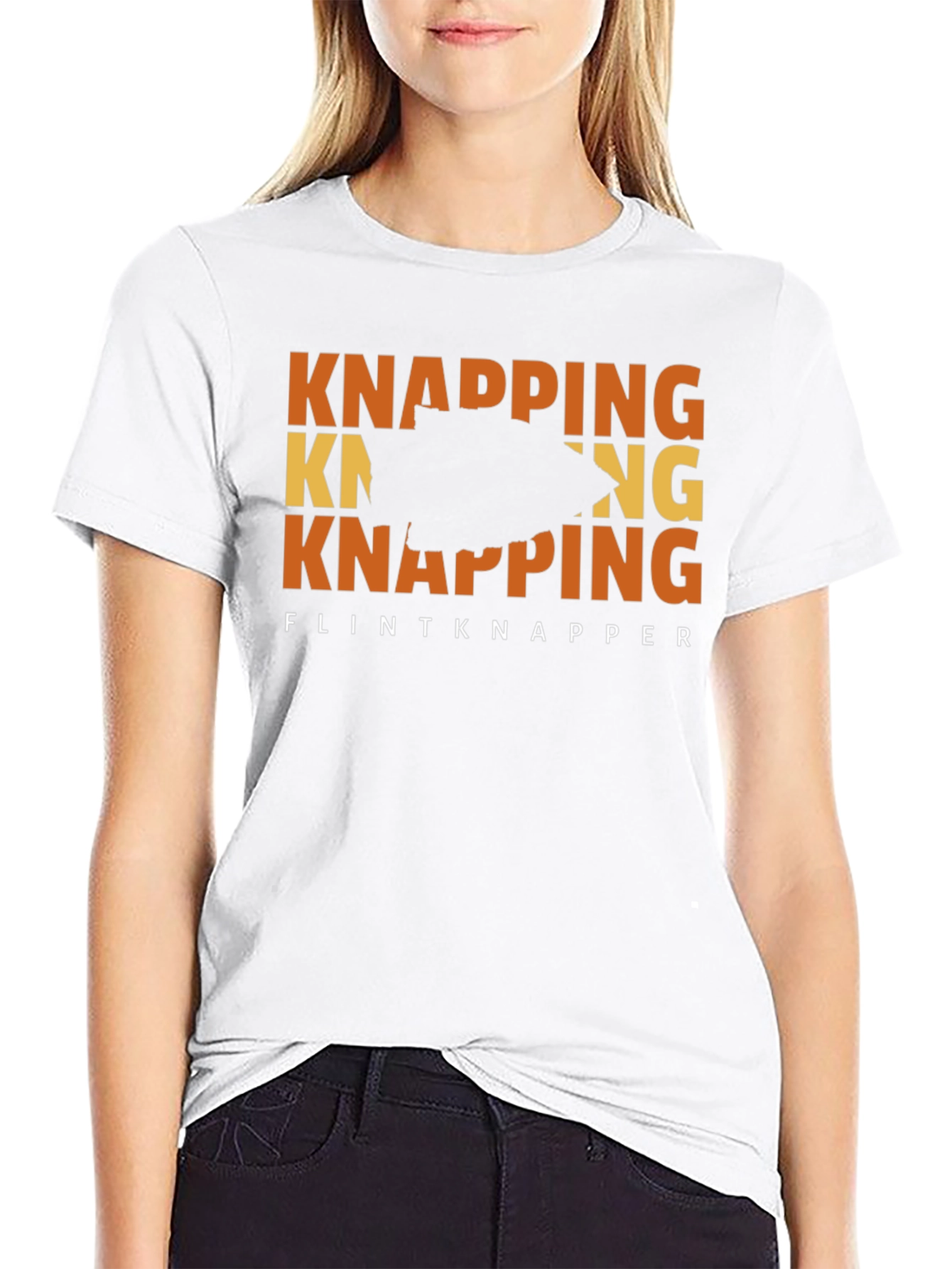 Flintknapper T-Shirt - Knapping Arrowhead Tee