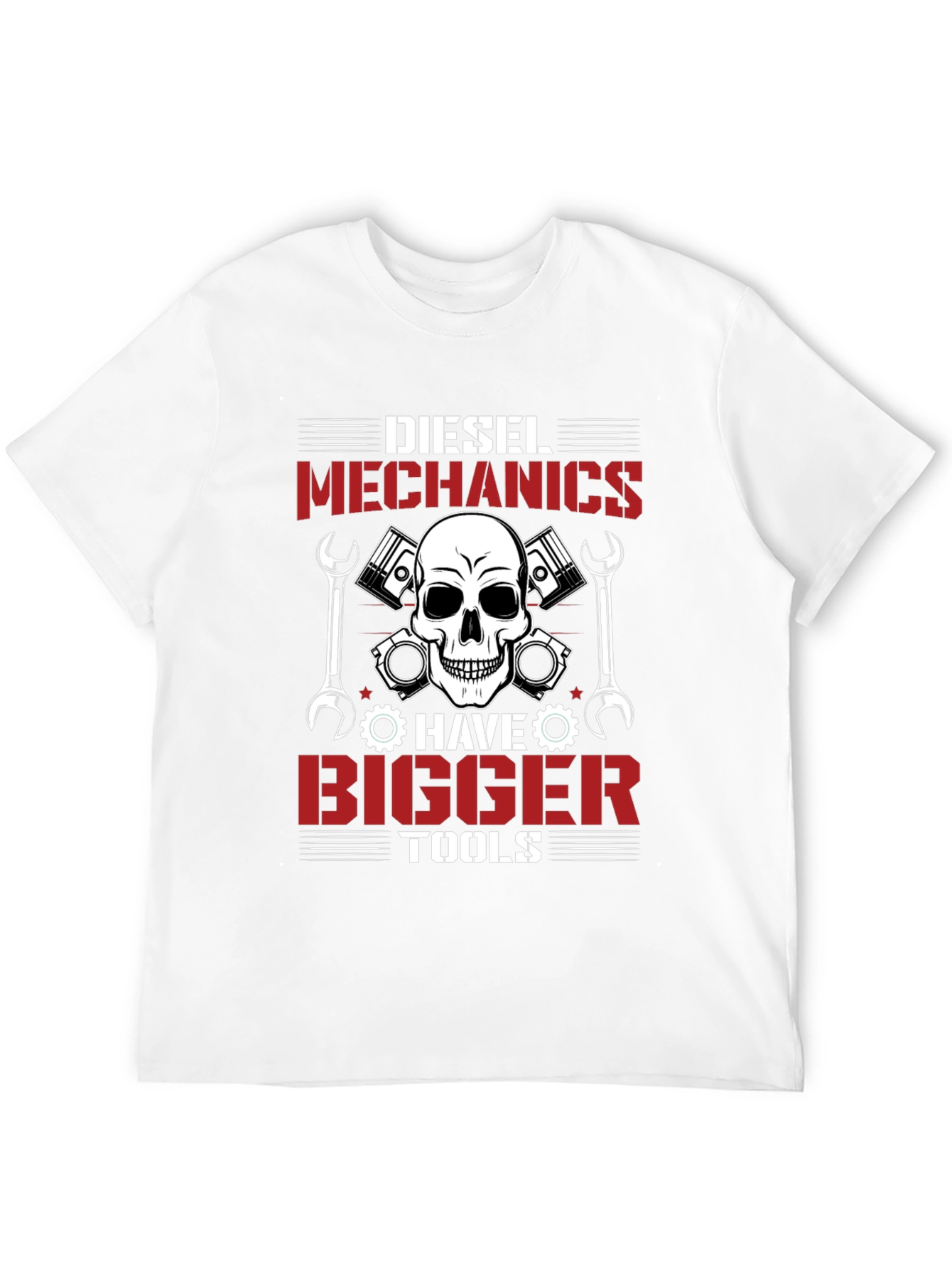Diesel Mechanics Bigger Tools Black T-Shirt
