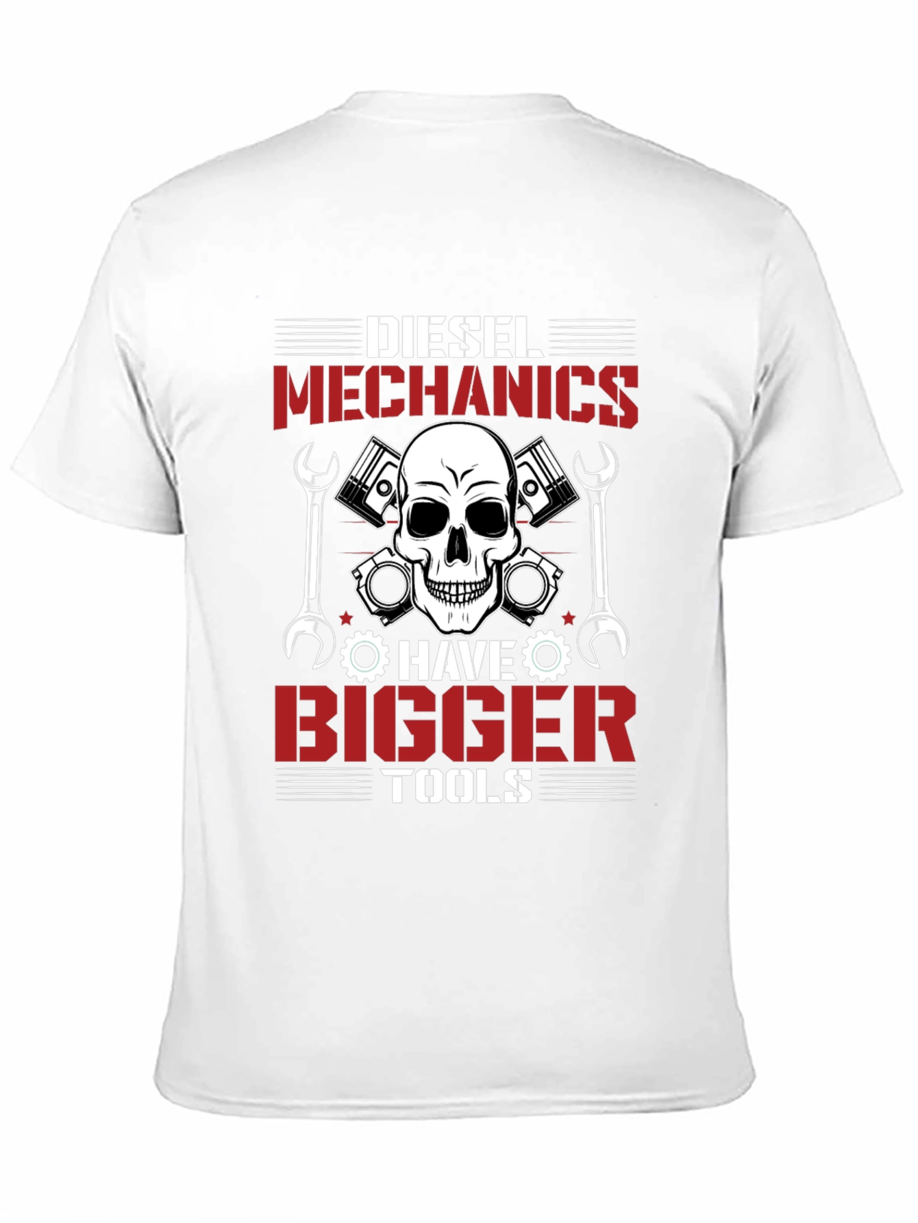 Diesel Mechanics Bigger Tools Black T-Shirt