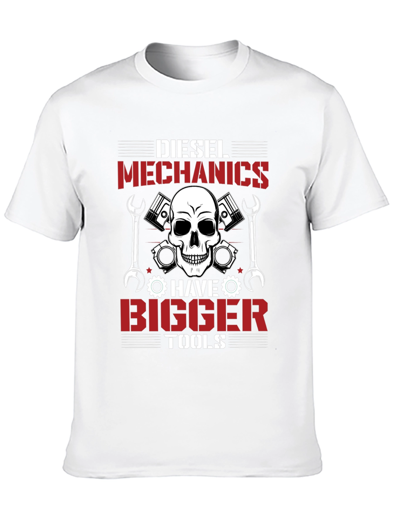 Diesel Mechanics Bigger Tools Black T-Shirt