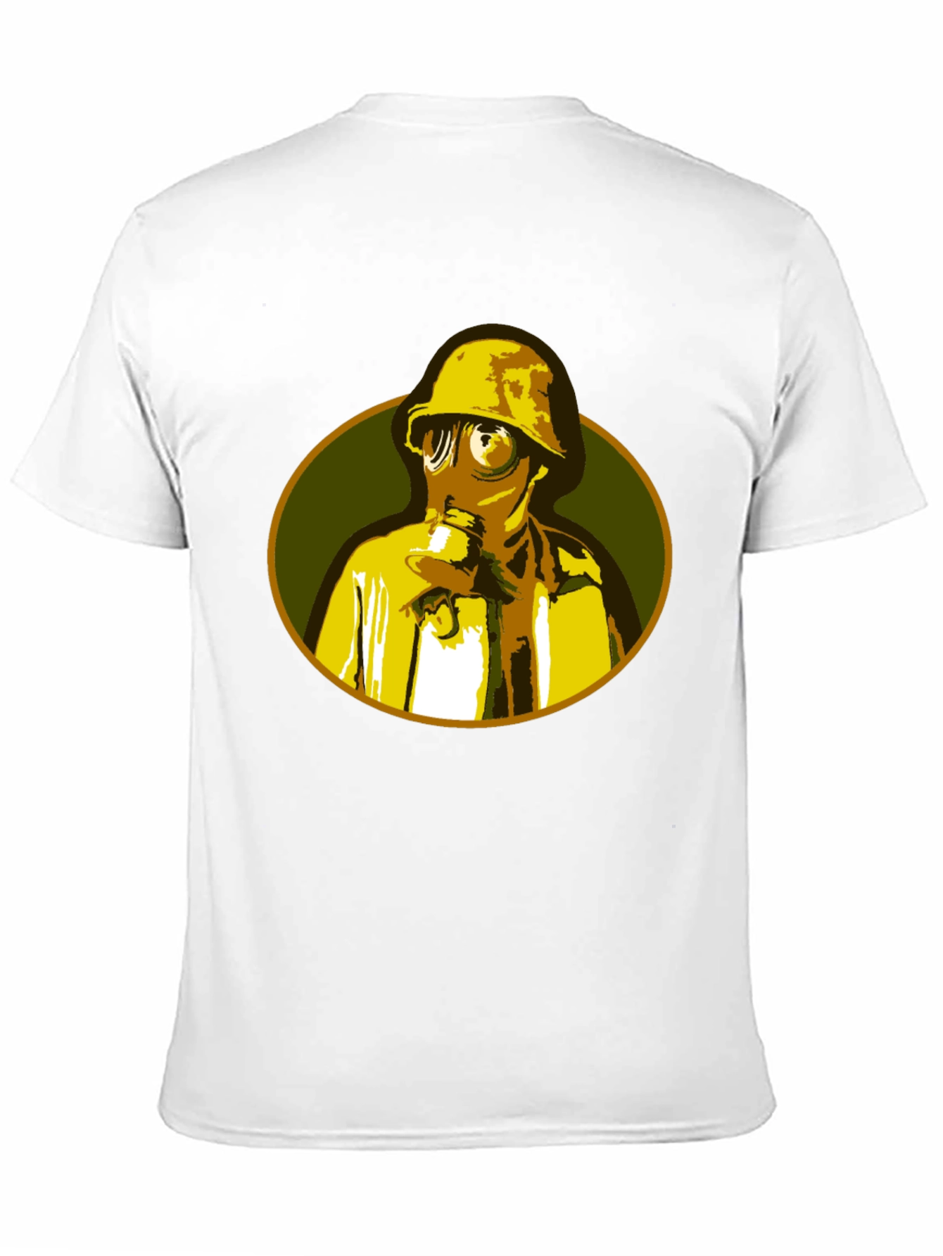 Gas Mask Graphic T-Shirt - Unique Retro Design