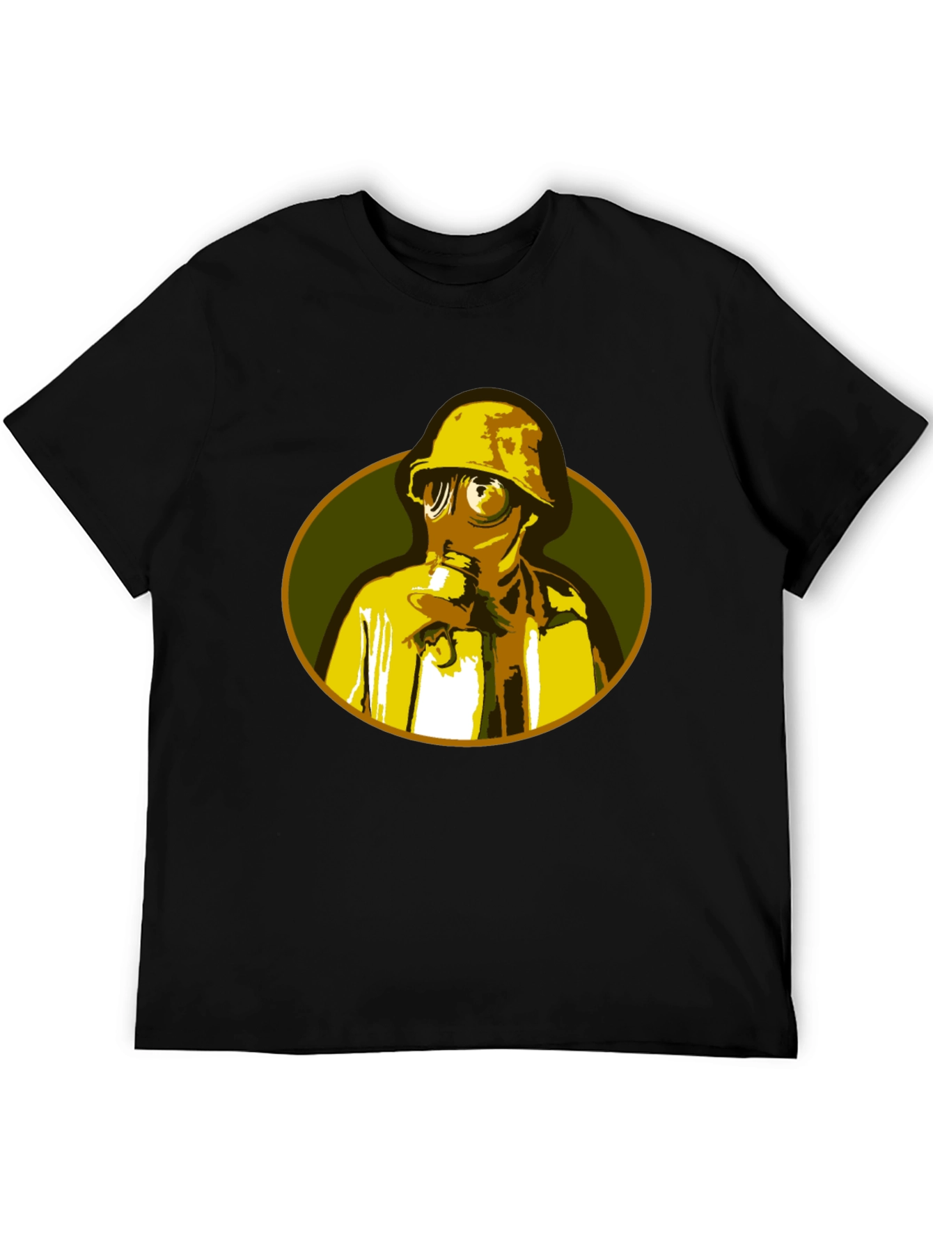 Gas Mask Graphic T-Shirt - Unique Retro Design