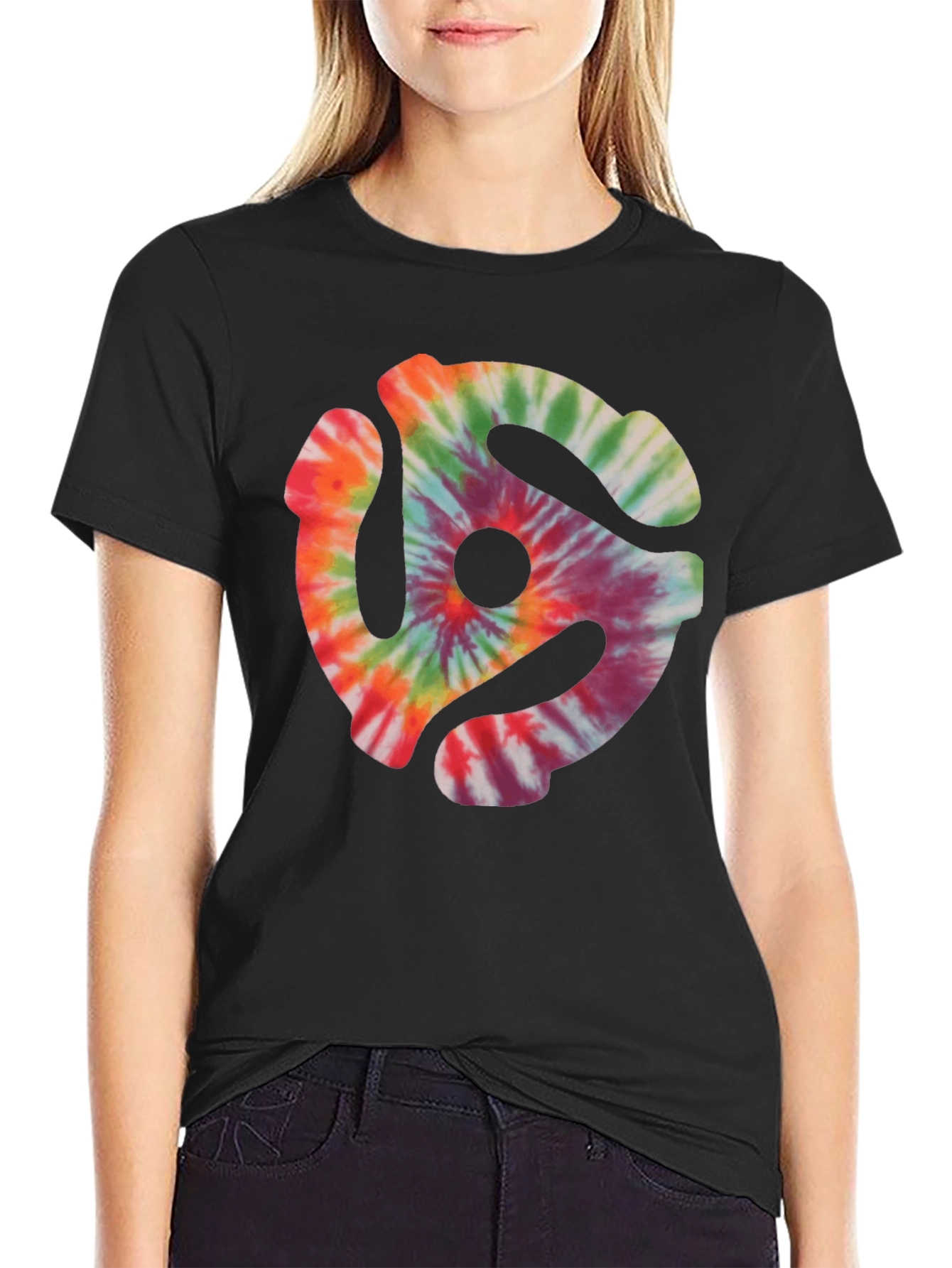 Tie-Dye Record Adapter Graphic Tee
