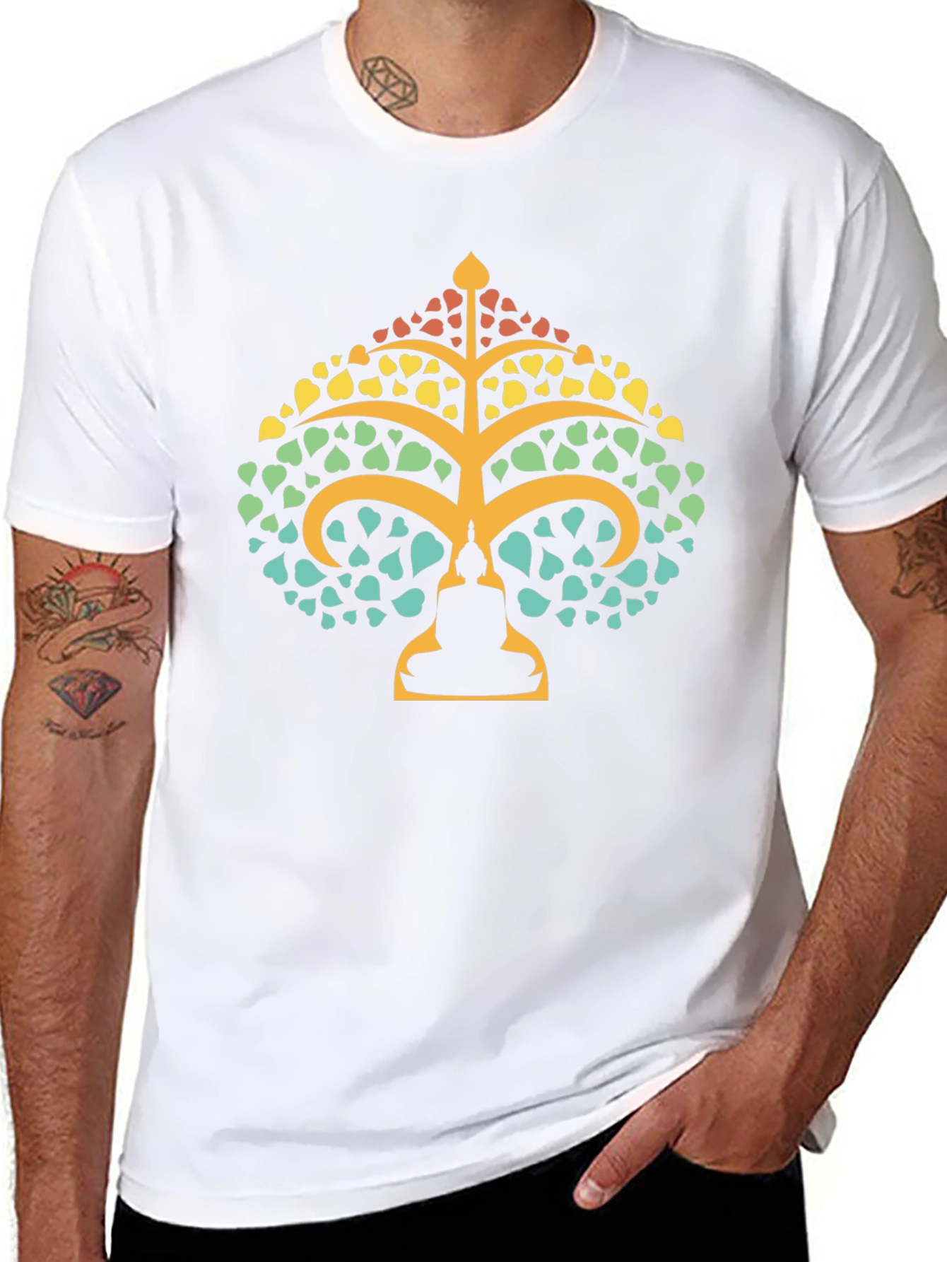 Buddha Bodhi Tree Graphic Tee