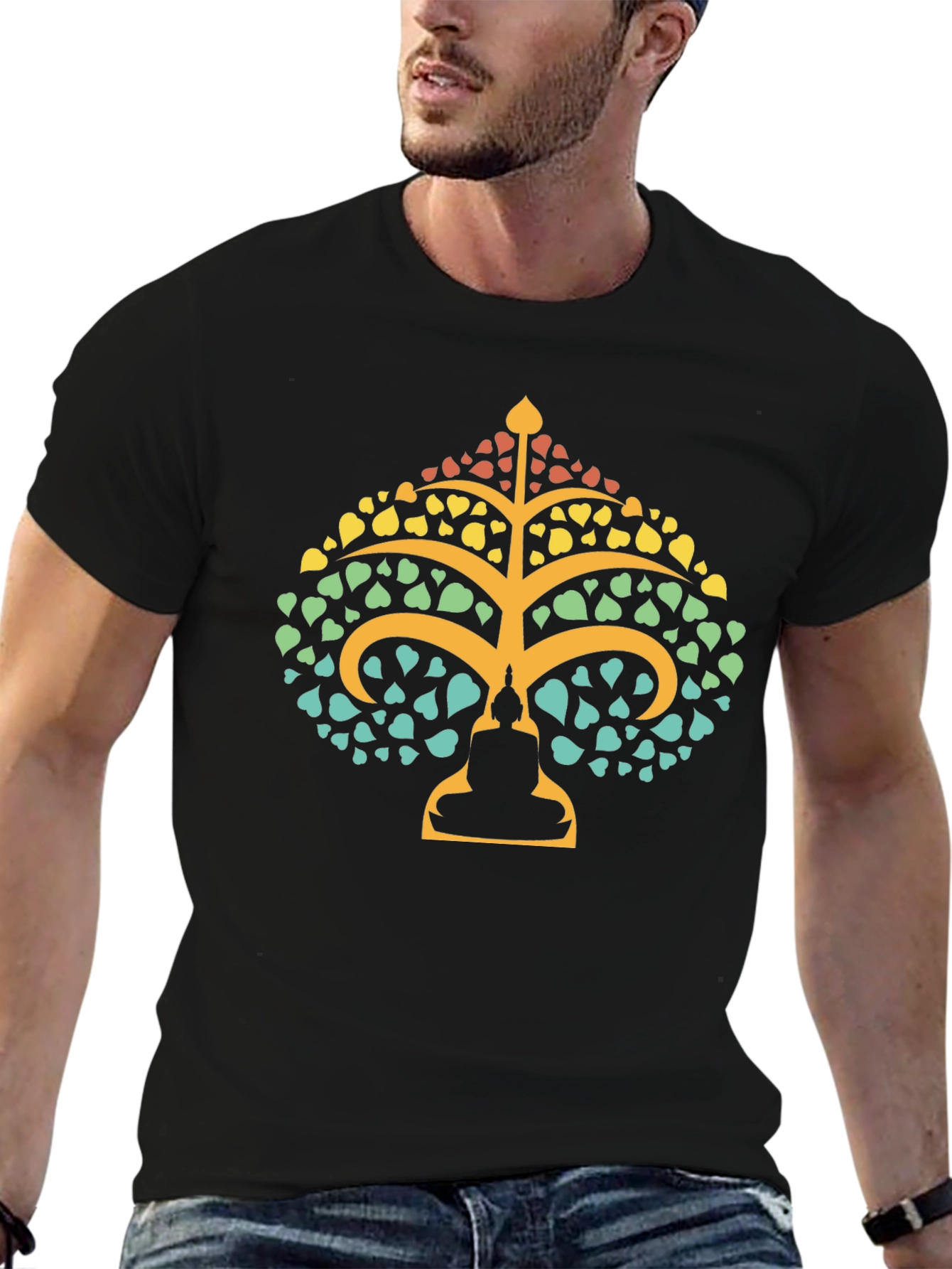 Buddha Bodhi Tree Graphic Tee
