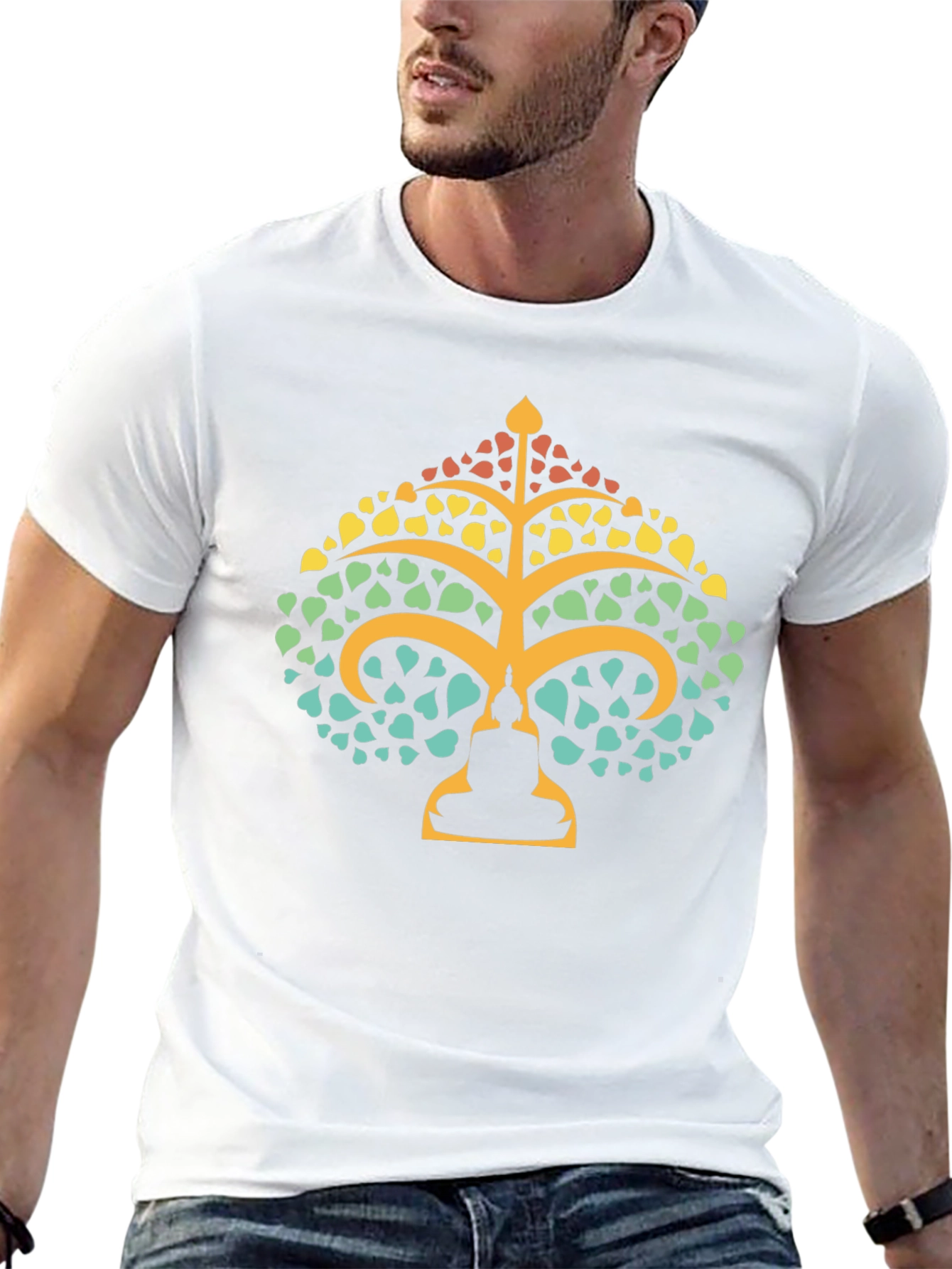 Buddha Bodhi Tree Graphic Tee