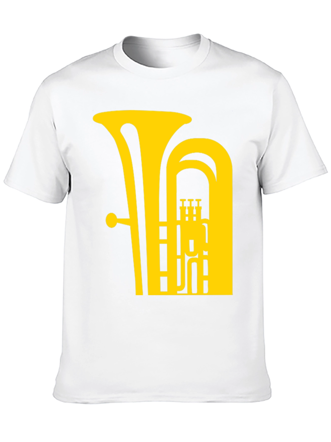 Tuba Graphic Tee - Music Lovers Black T-Shirt
