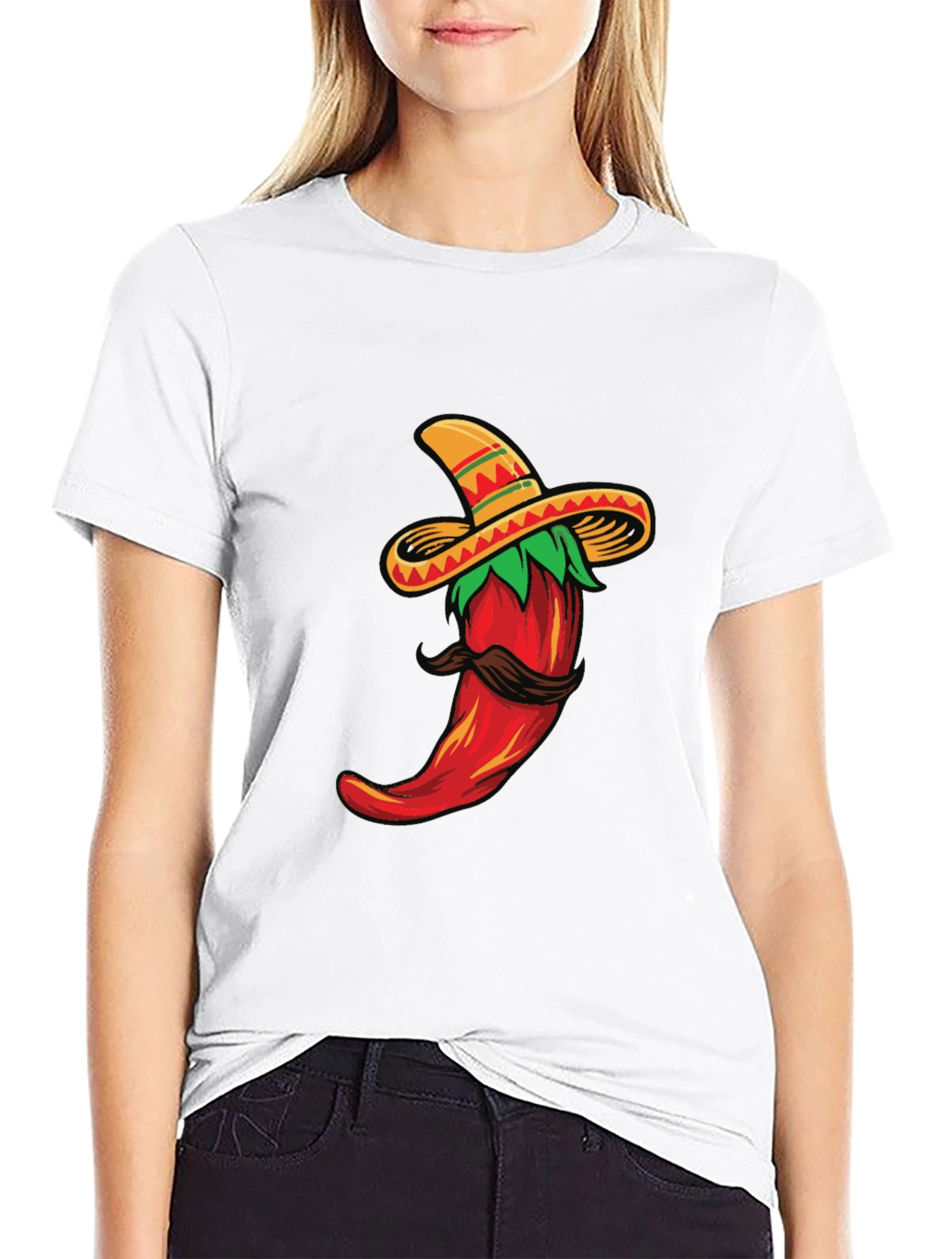 Spicy Sombrero Graphic T-Shirt