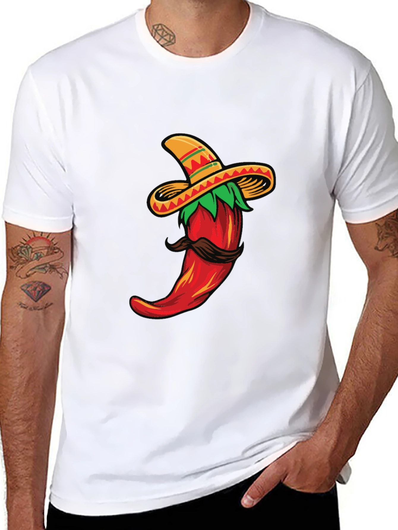 Spicy Sombrero Graphic T-Shirt