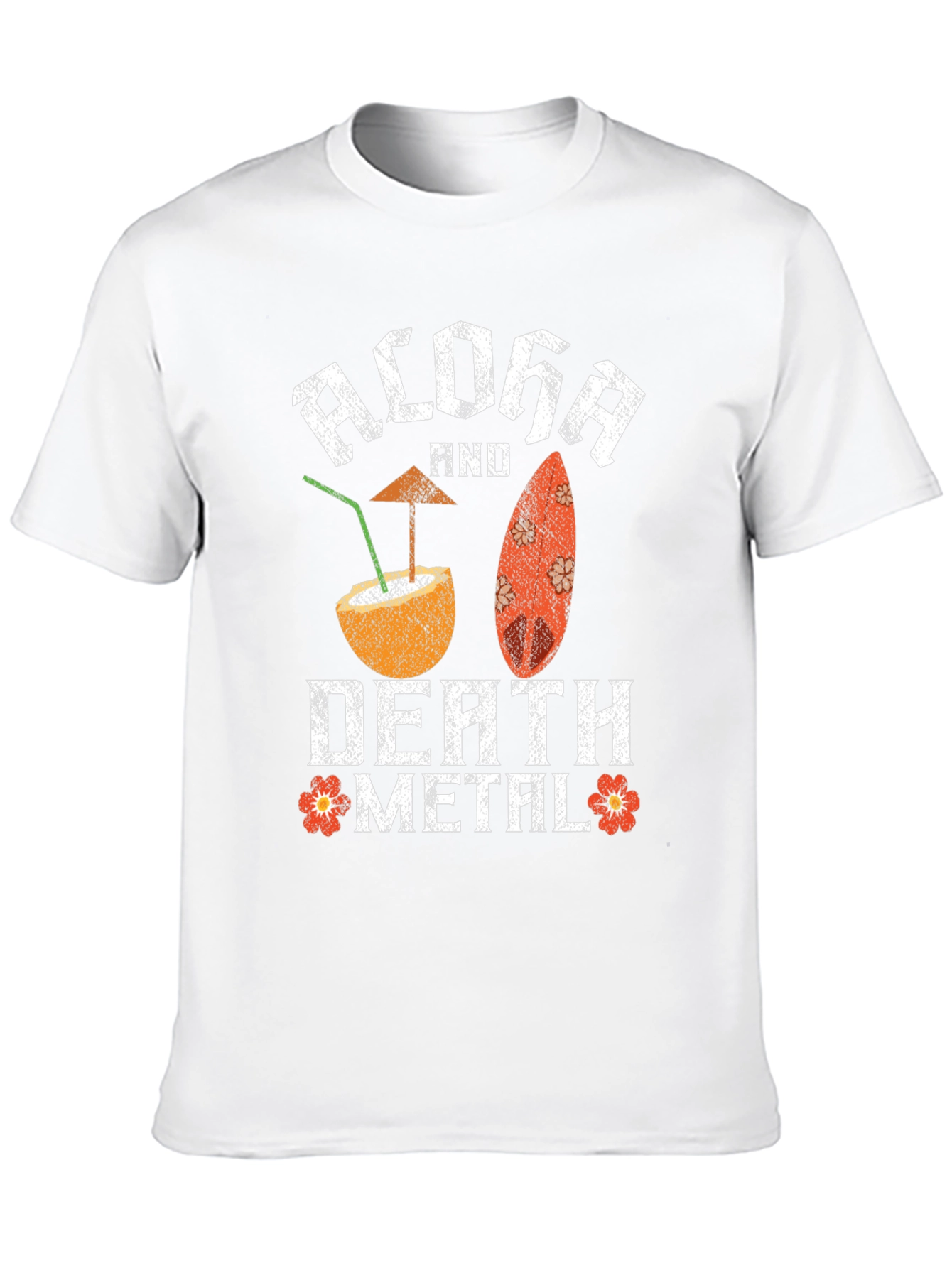 Aloha and Death Metal T-Shirt - Tropical Goth