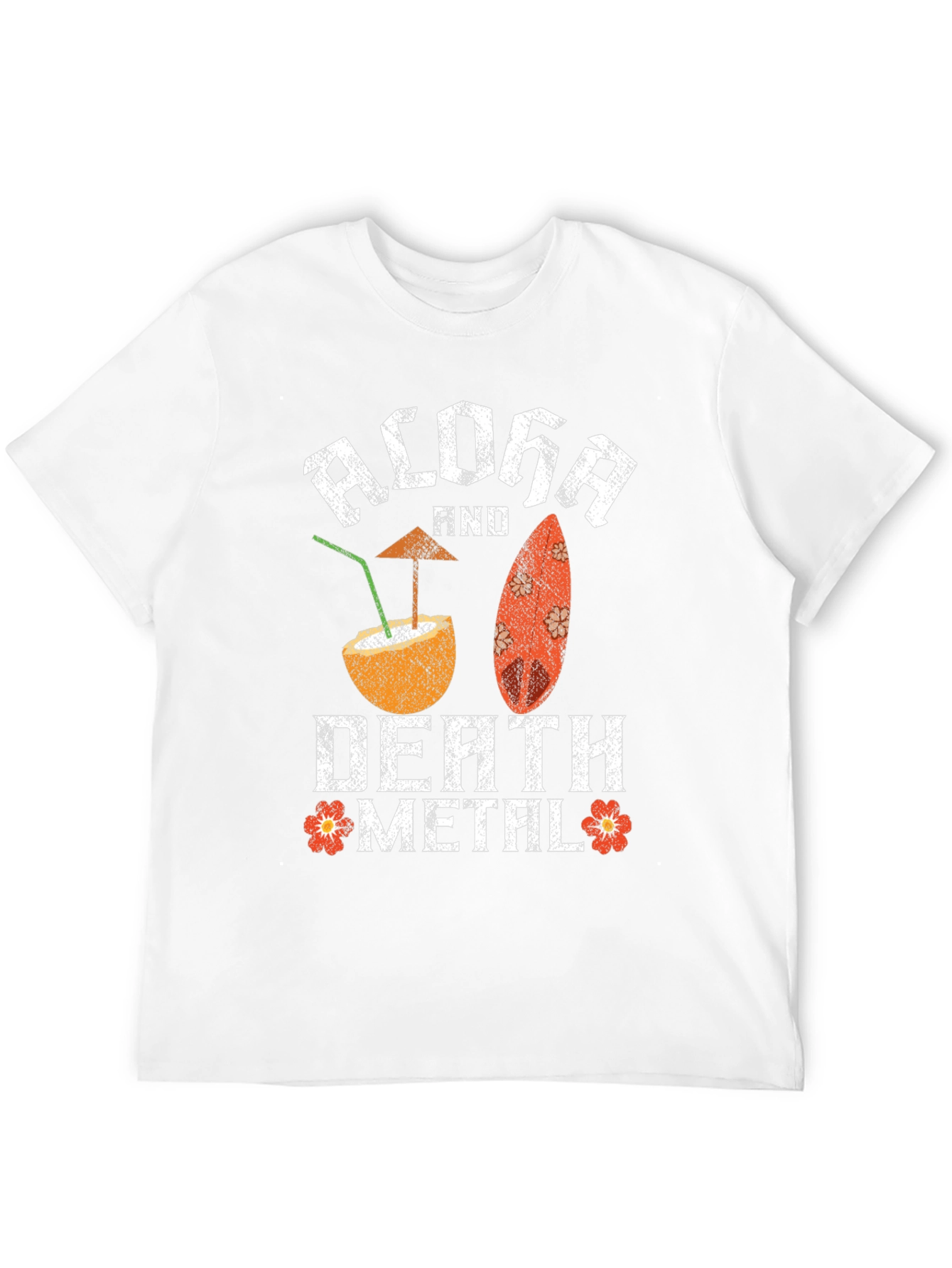Aloha and Death Metal T-Shirt - Tropical Goth