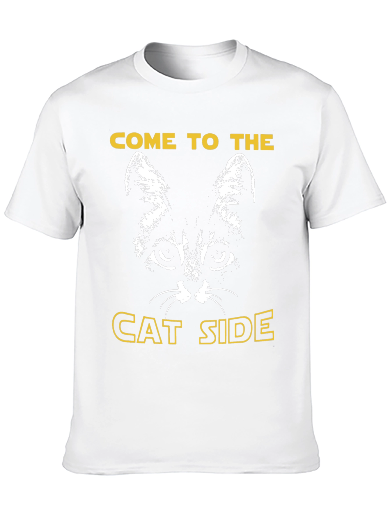 Come to the Cat Side Black T-Shirt
