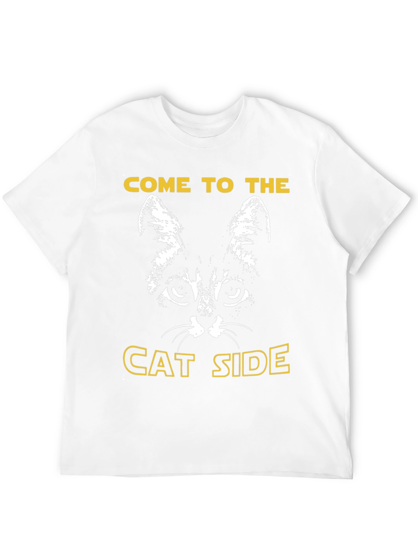 Come to the Cat Side Black T-Shirt