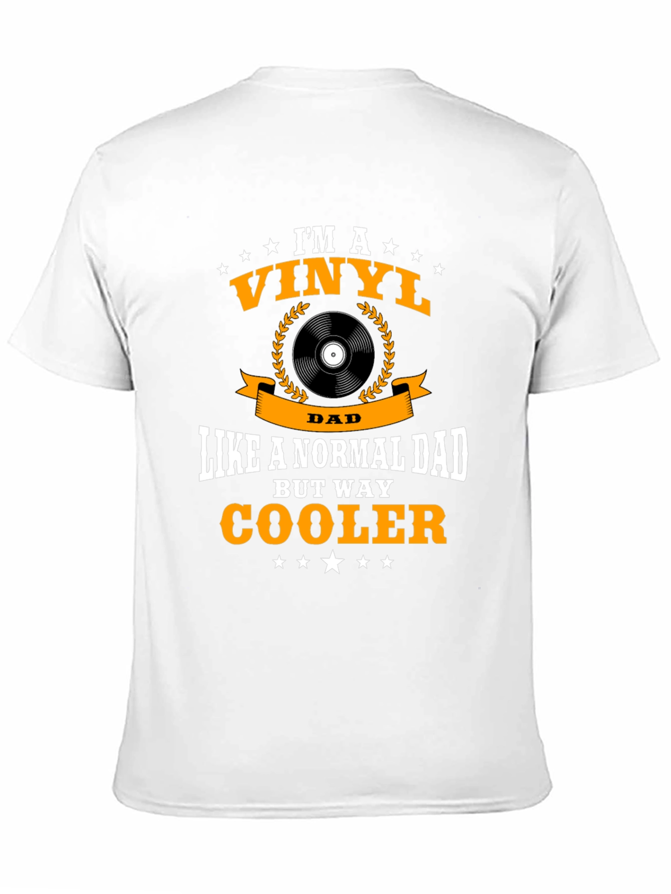 Vinyl Dad Graphic T-Shirt - Cool Fathers Day Gift