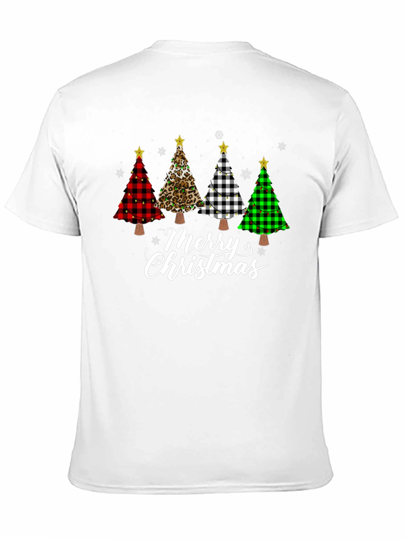 Merry Christmas Tree T-Shirt Holiday Tee