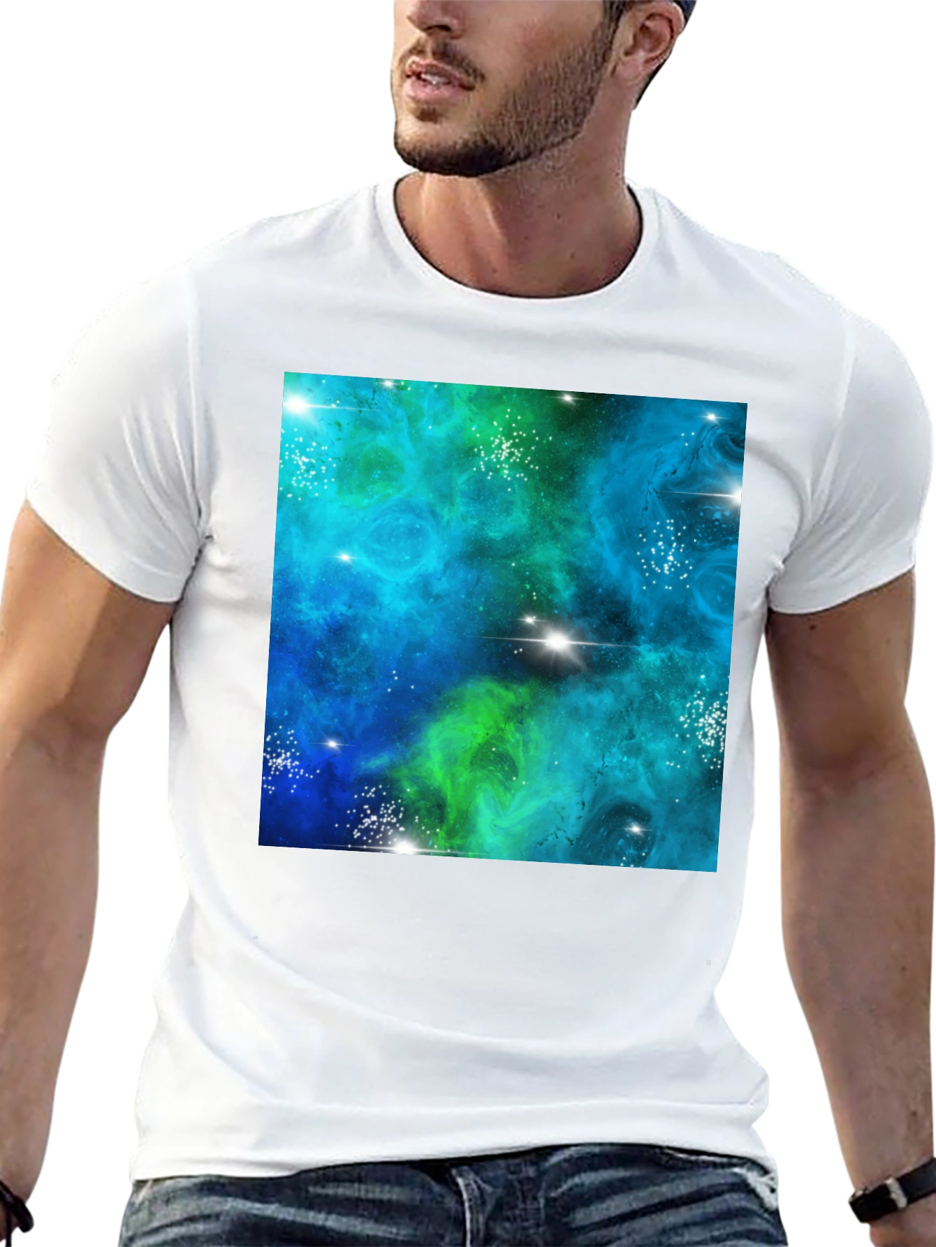 Galaxy Dreamscape Black Tee