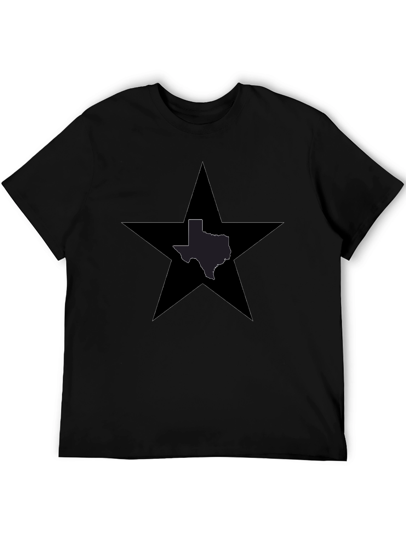 Texas Star T-Shirt - Black State Pride Tee