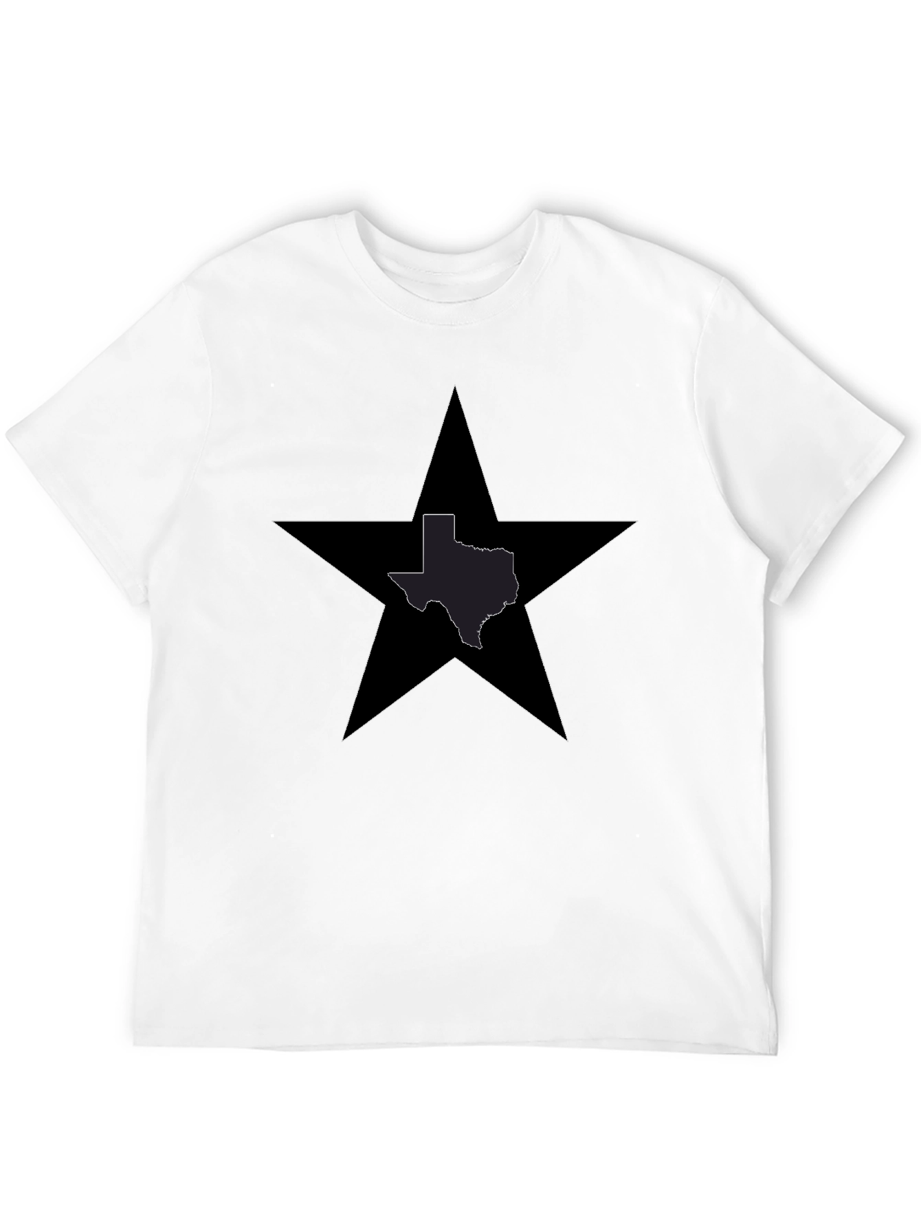Texas Star T-Shirt - Black State Pride Tee