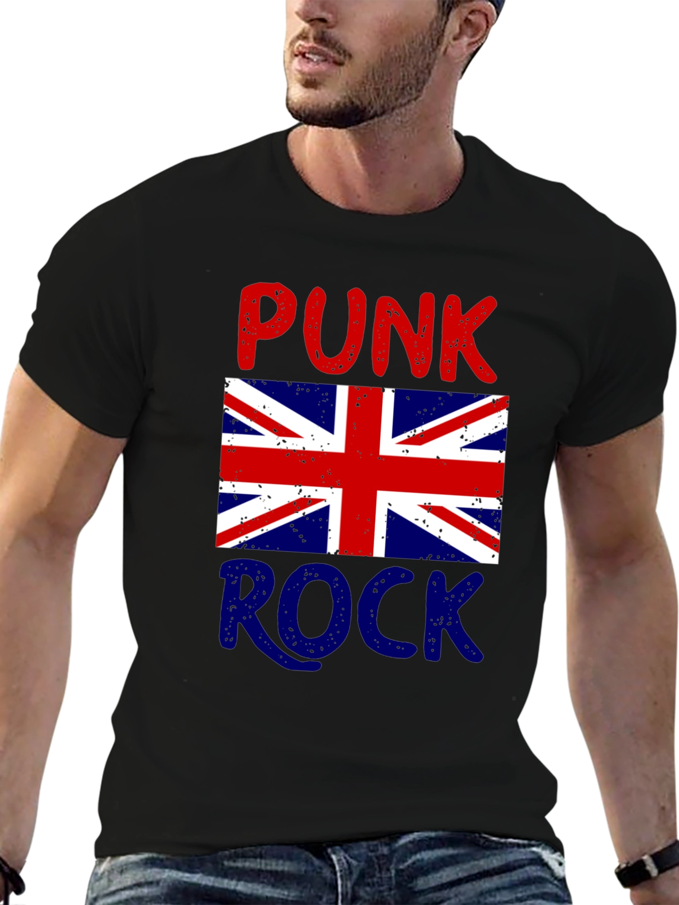 Punk Rock UK Flag T-Shirt