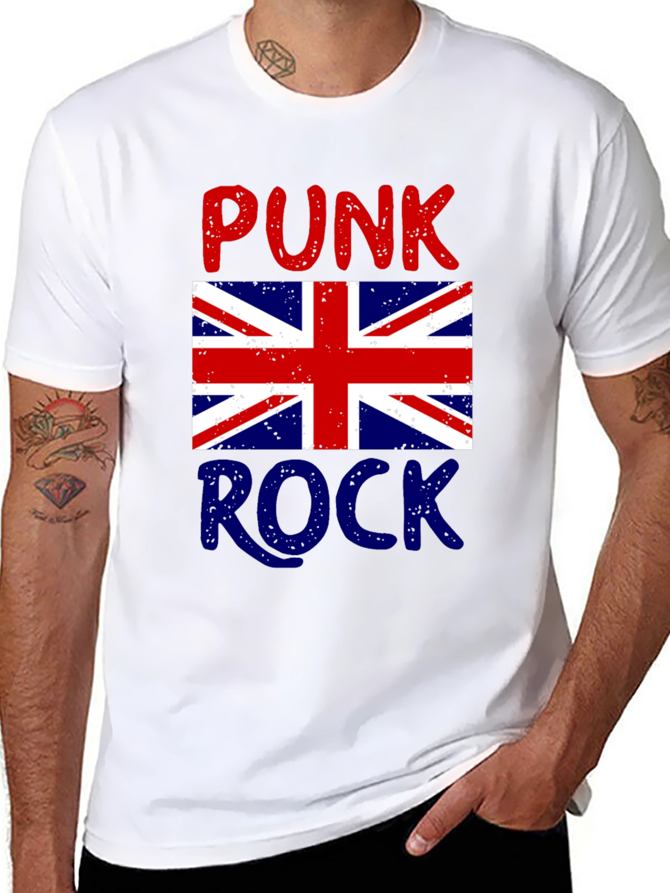 Punk Rock UK Flag T-Shirt